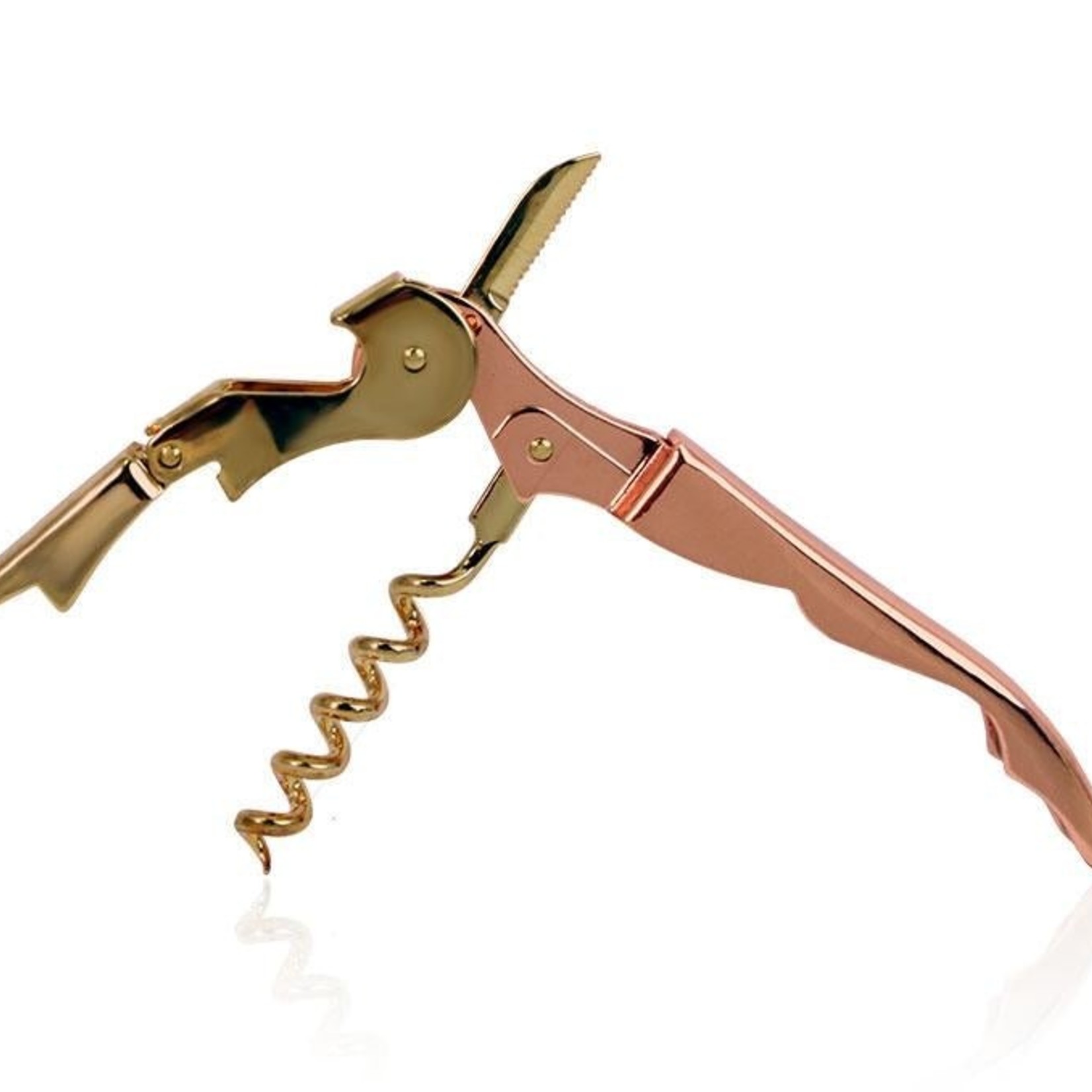 Double Lever Corkscrew Gold & Copper The Modern Bartender Buy Online Bar Tools, Bitters
