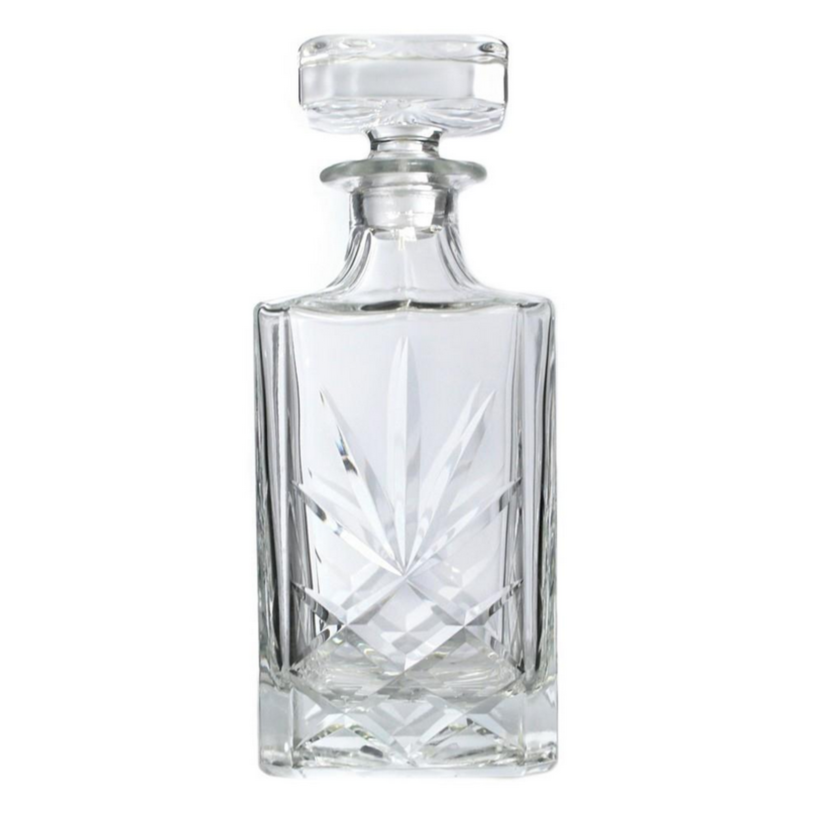 Palm Etched Decanter