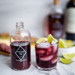 Dark Cherry, Peach & Lime Cocktail Mixer