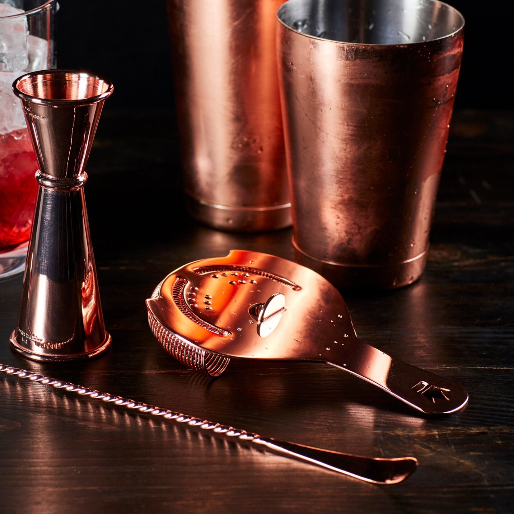 Cocktail Kingdom Koriko Hawthorne Strainer Copper