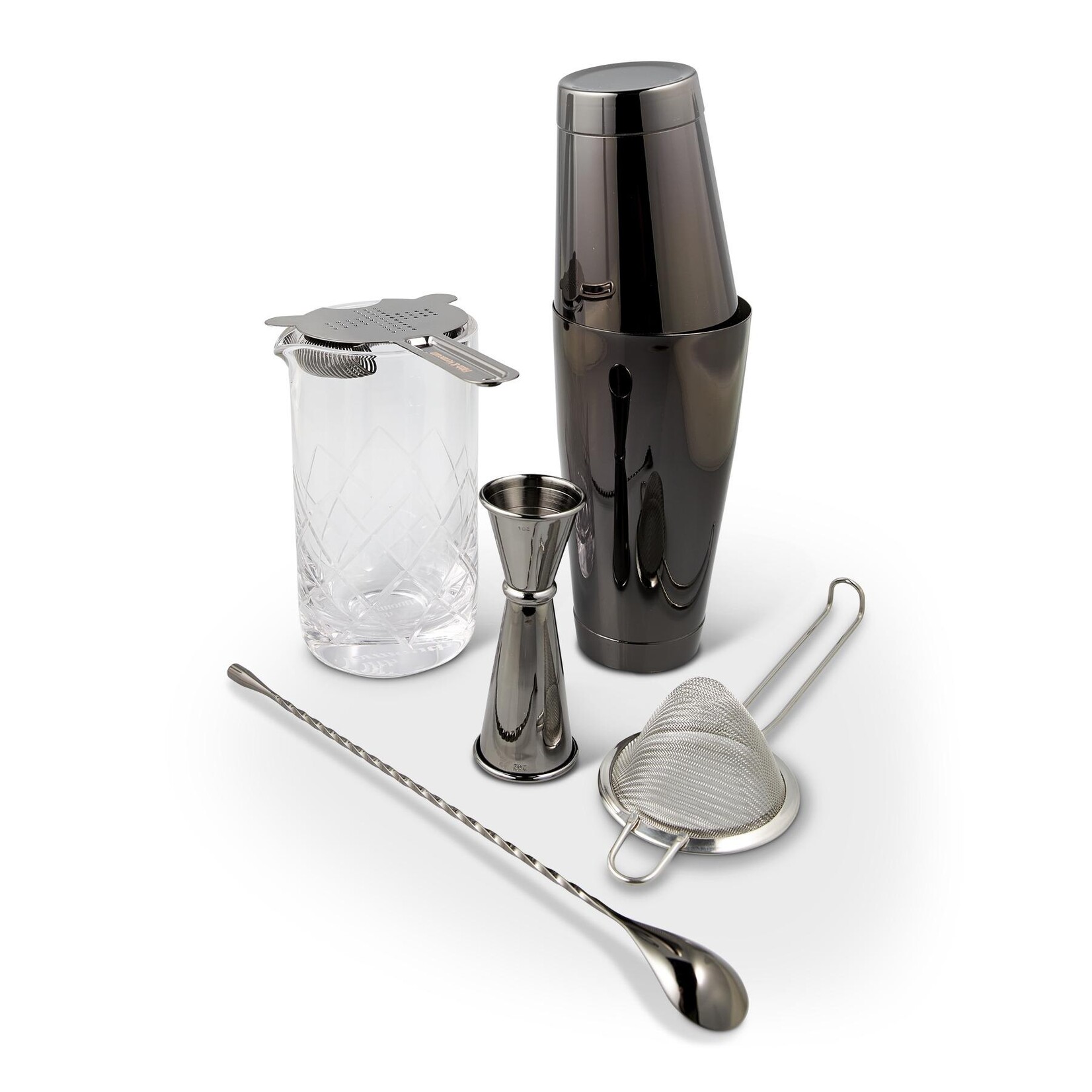 Shaken & Stirred Cocktail Kit Gunmetal