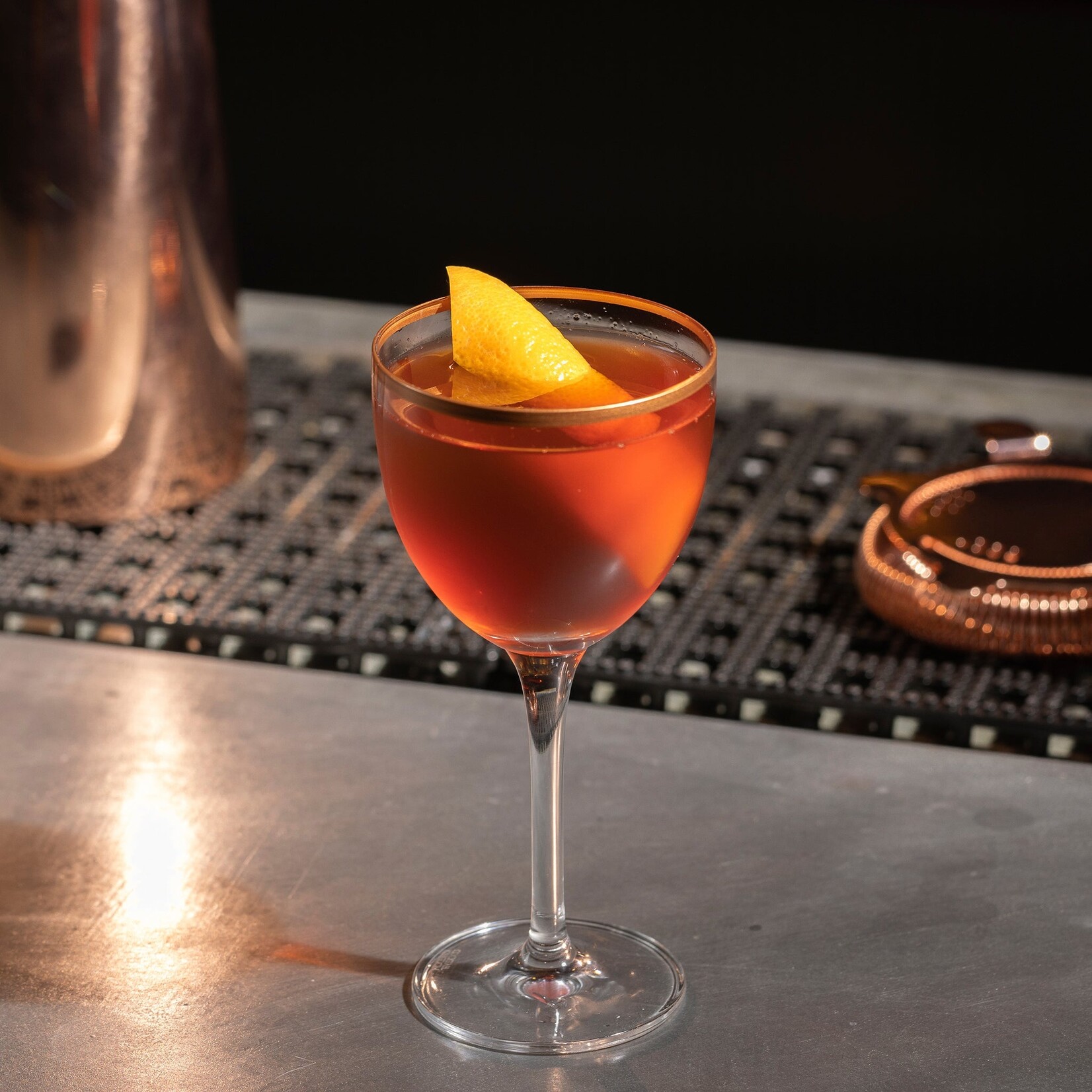 Cocktail Kingdom Gold Rim Nick and Nora