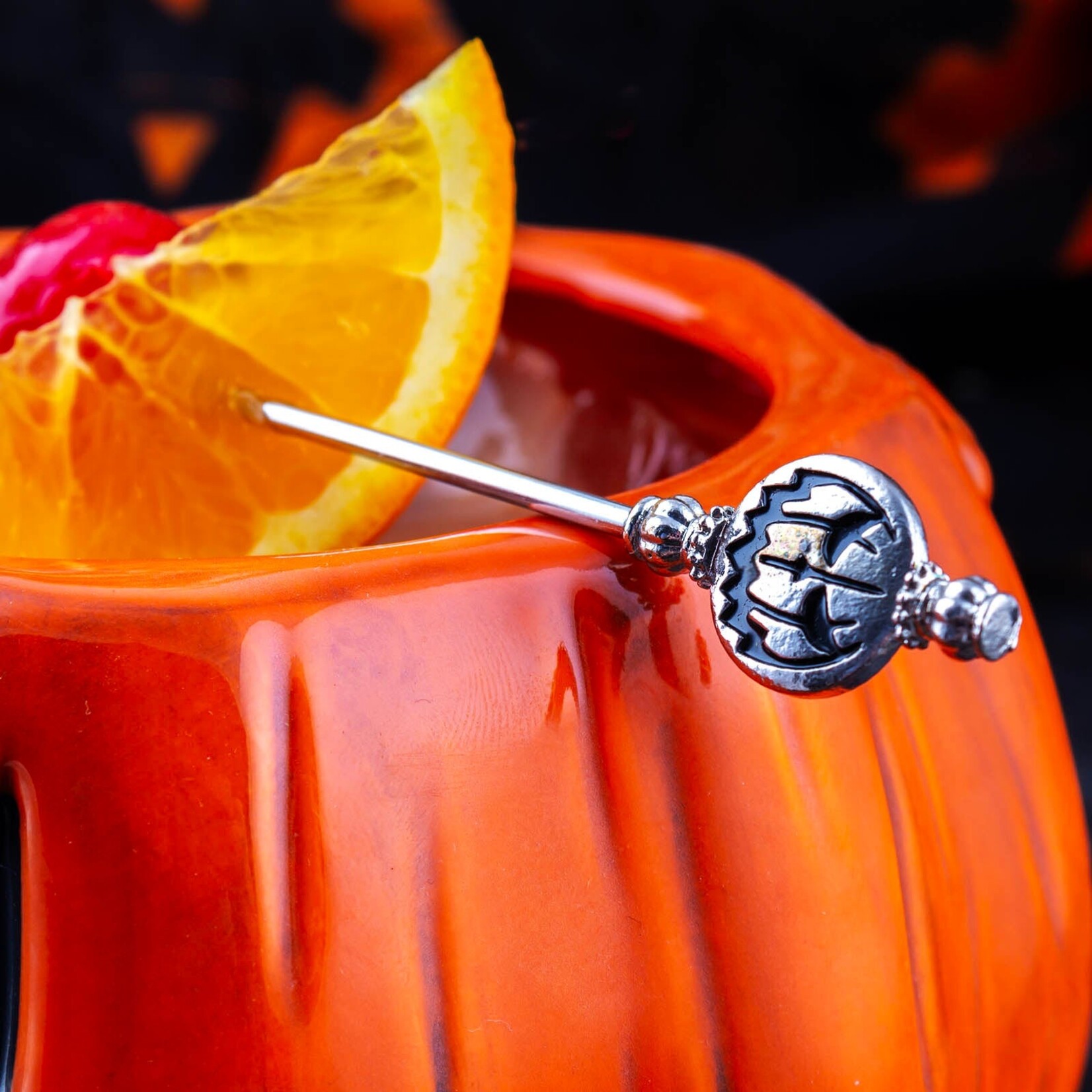 Cocktail Pick Pumpkin