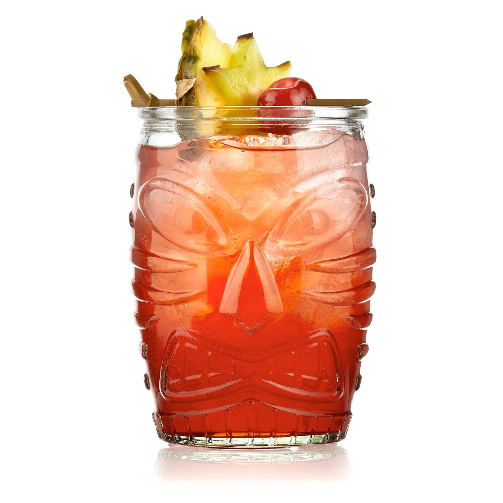 Tiki Rocks Glass