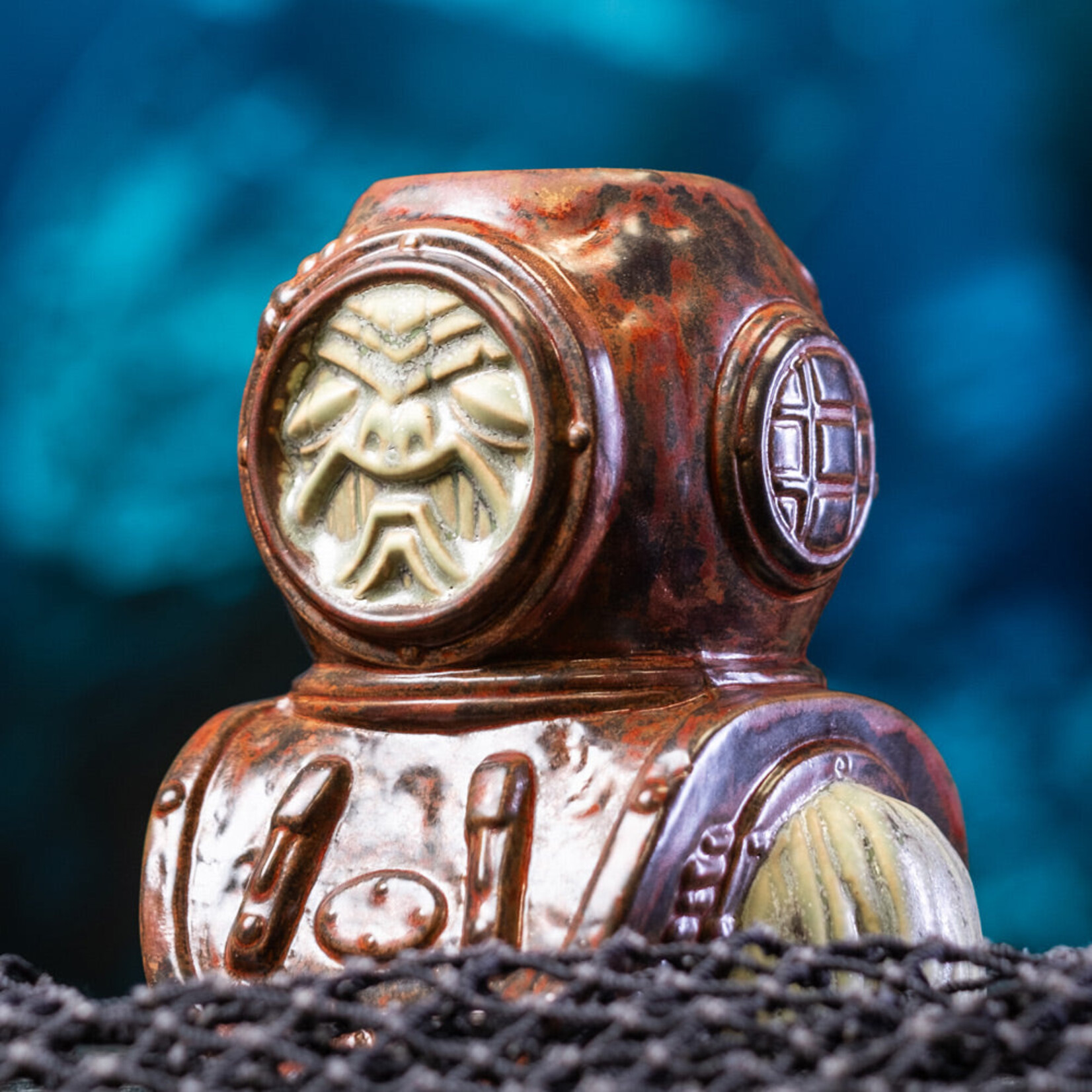 Tiki Farm Aqua Tiki Mug Red