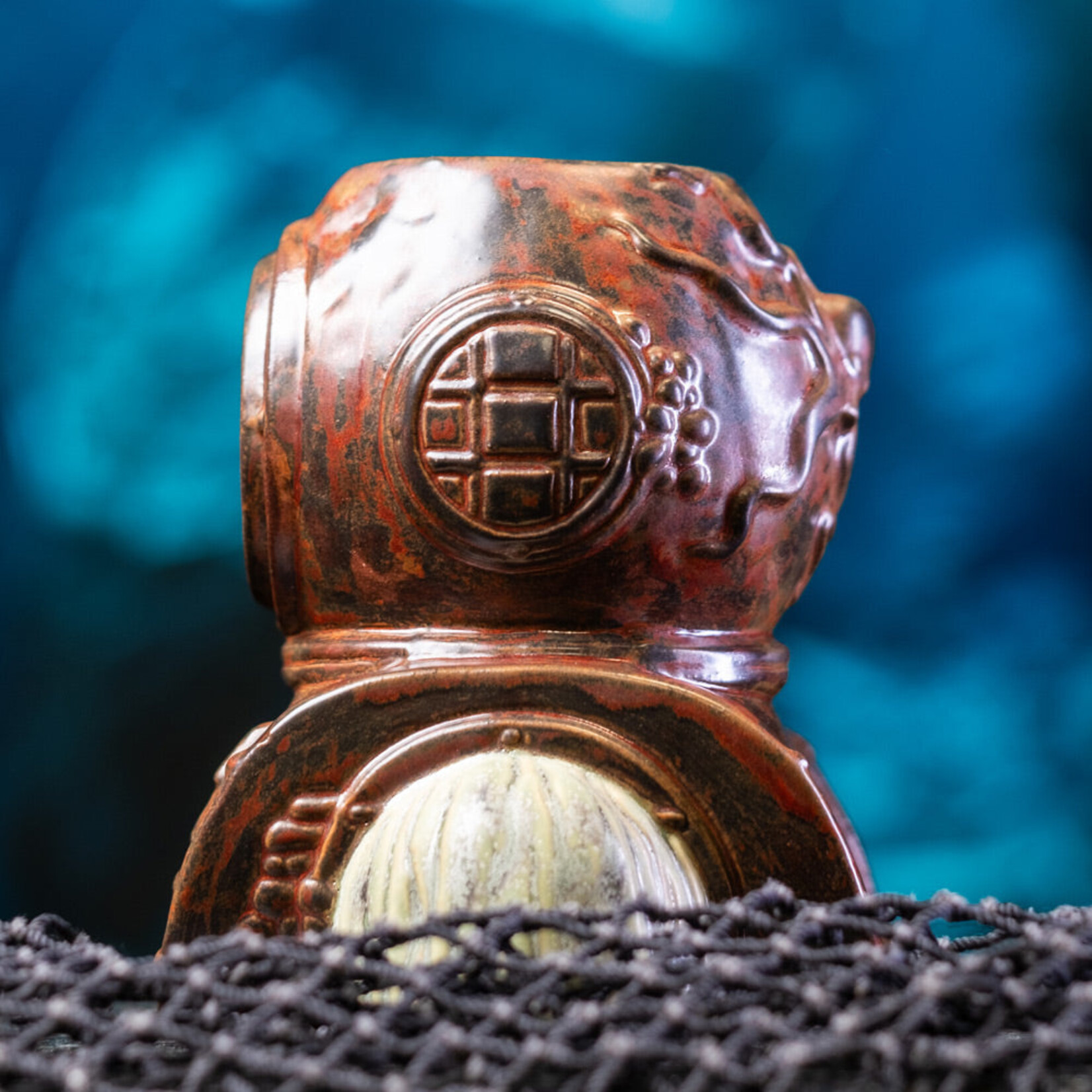 Tiki Farm Aqua Tiki Mug Red