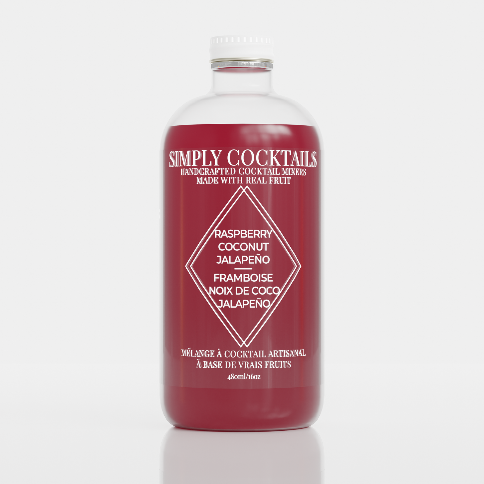 Raspberry Coconut & Jalapeno Cocktail Mixer