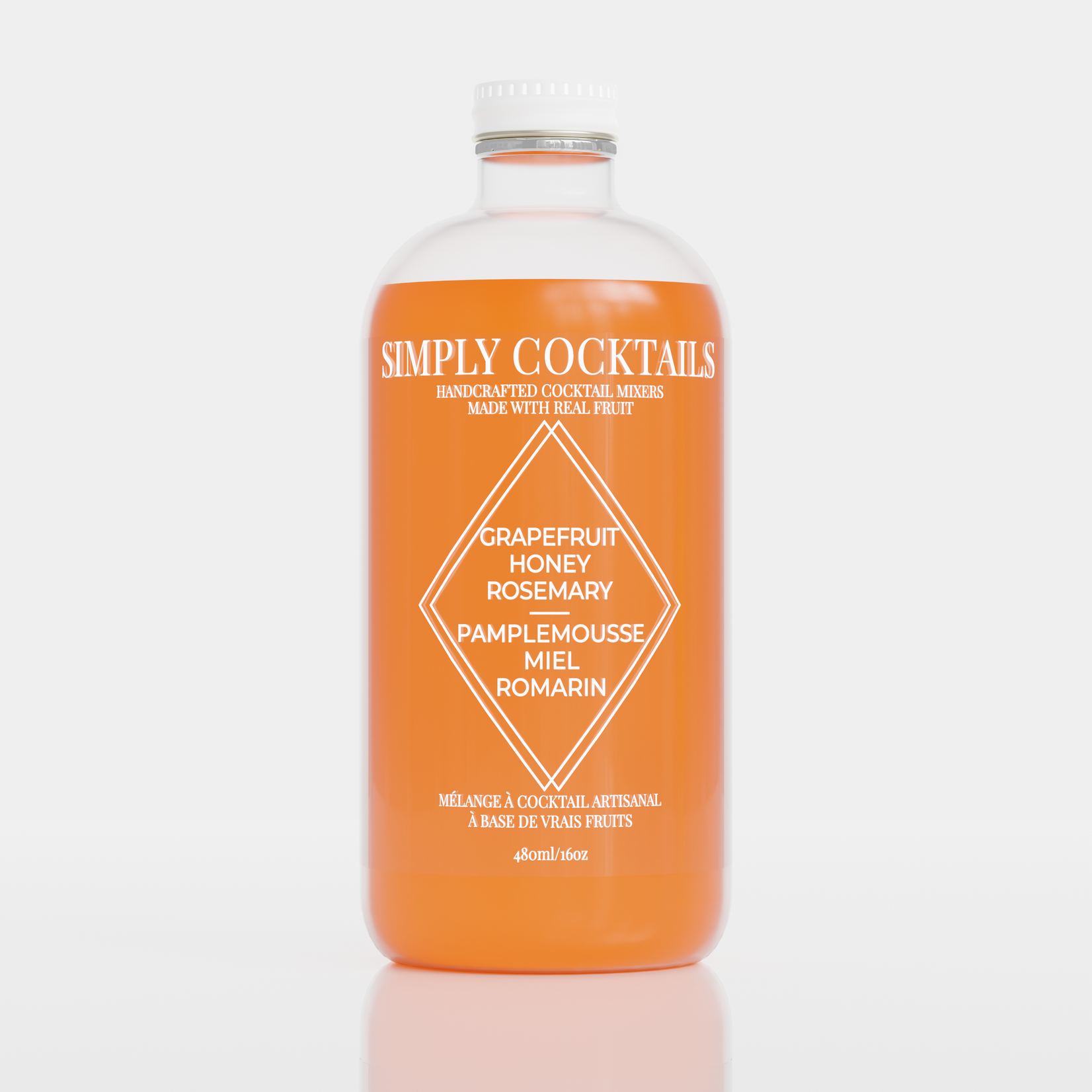 Grapefruit Honey & Rosemary Cocktail Mixer