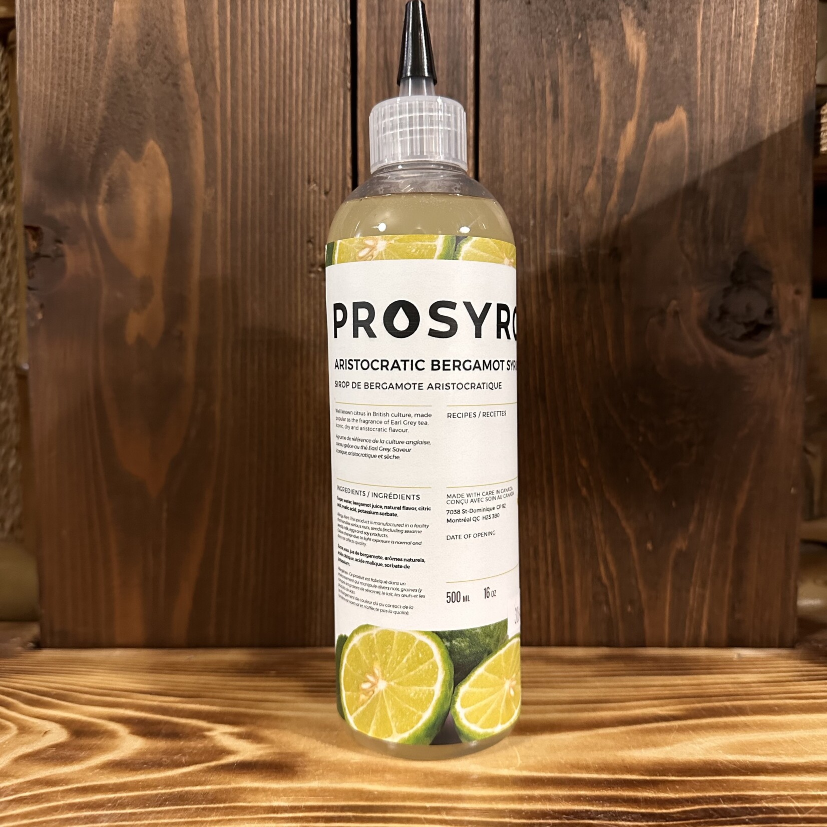 Prosyro Syrup Bergamot