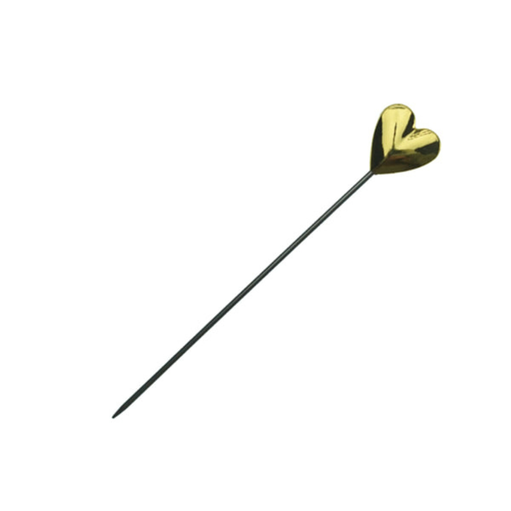 Cocktail Pick Heart Gold