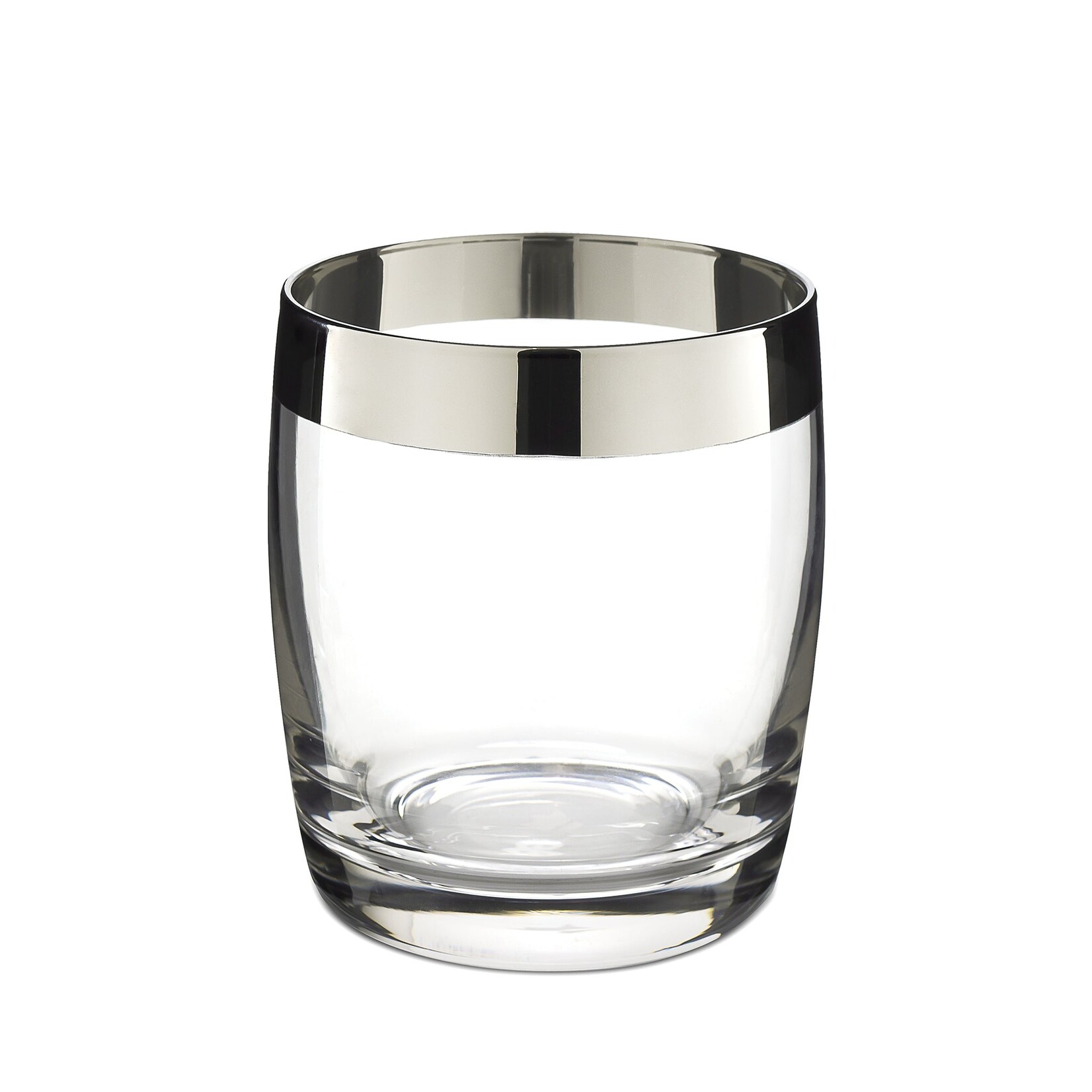 Danuta Double Rocks Glass Silver