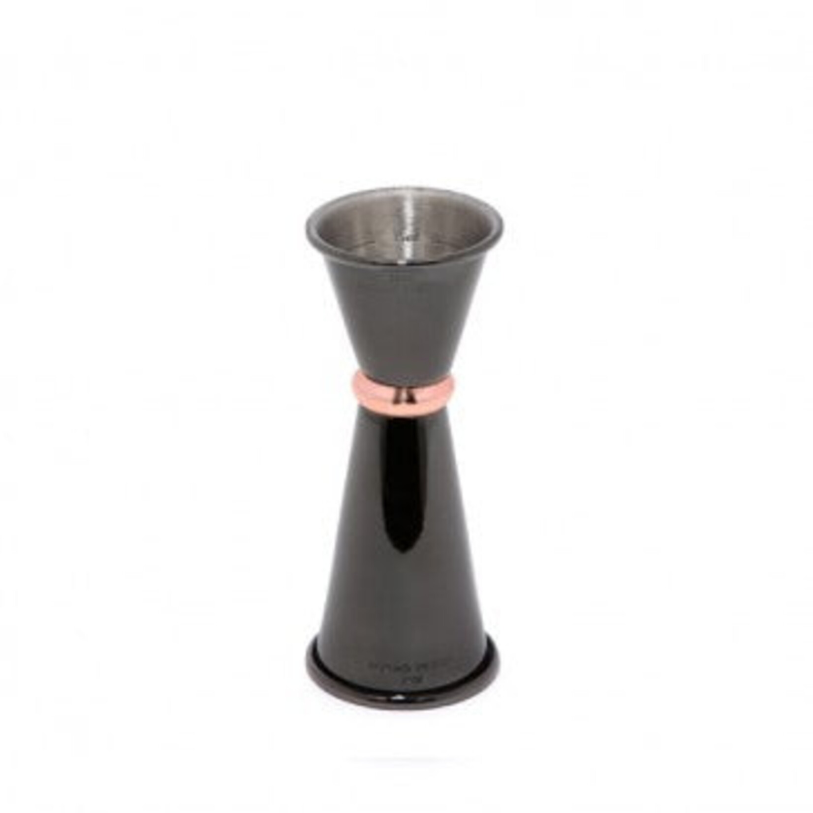 Cocktail Kingdom Japanese Style Jigger Metric 25/50ml Gunmetal Black With Copper