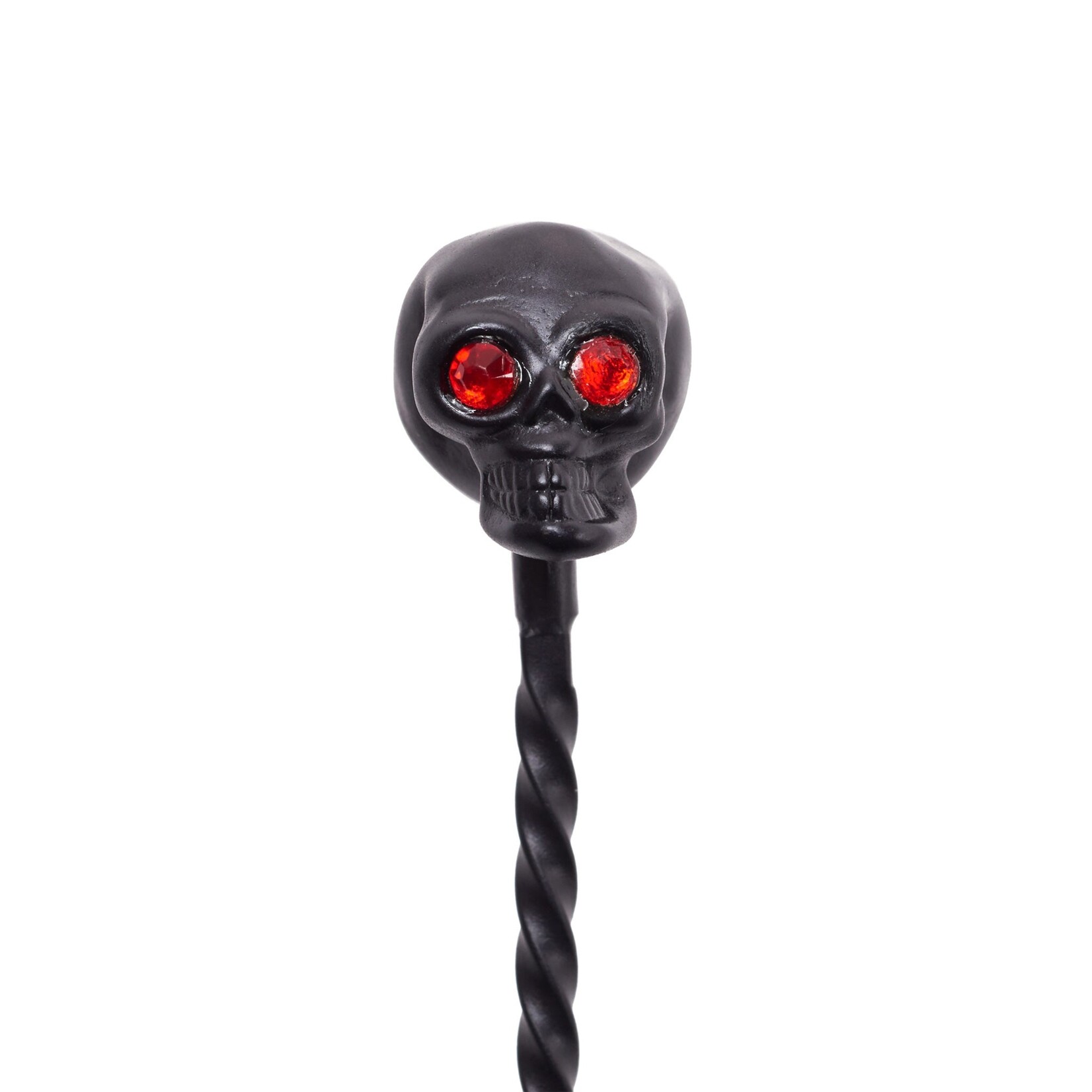 Cocktail Kingdom Skull Barspoon Matte Black