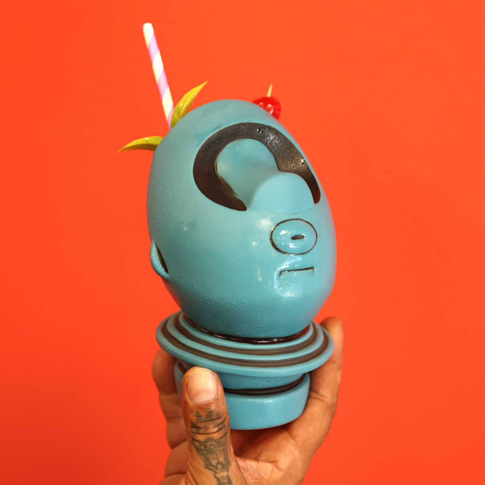 Tiki Farm Space Moai Mug