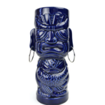 Tiki Mug Blue Earrings
