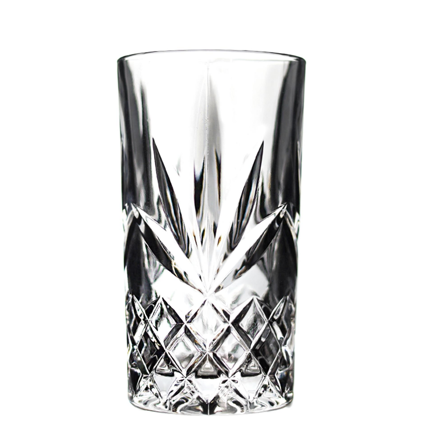 Palm Etched Highball Glass