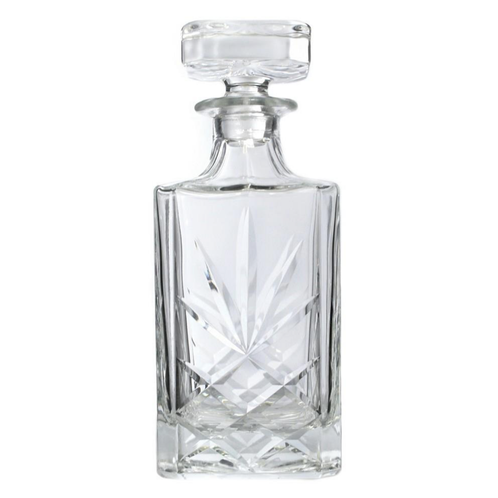 Palm Etched Decanter