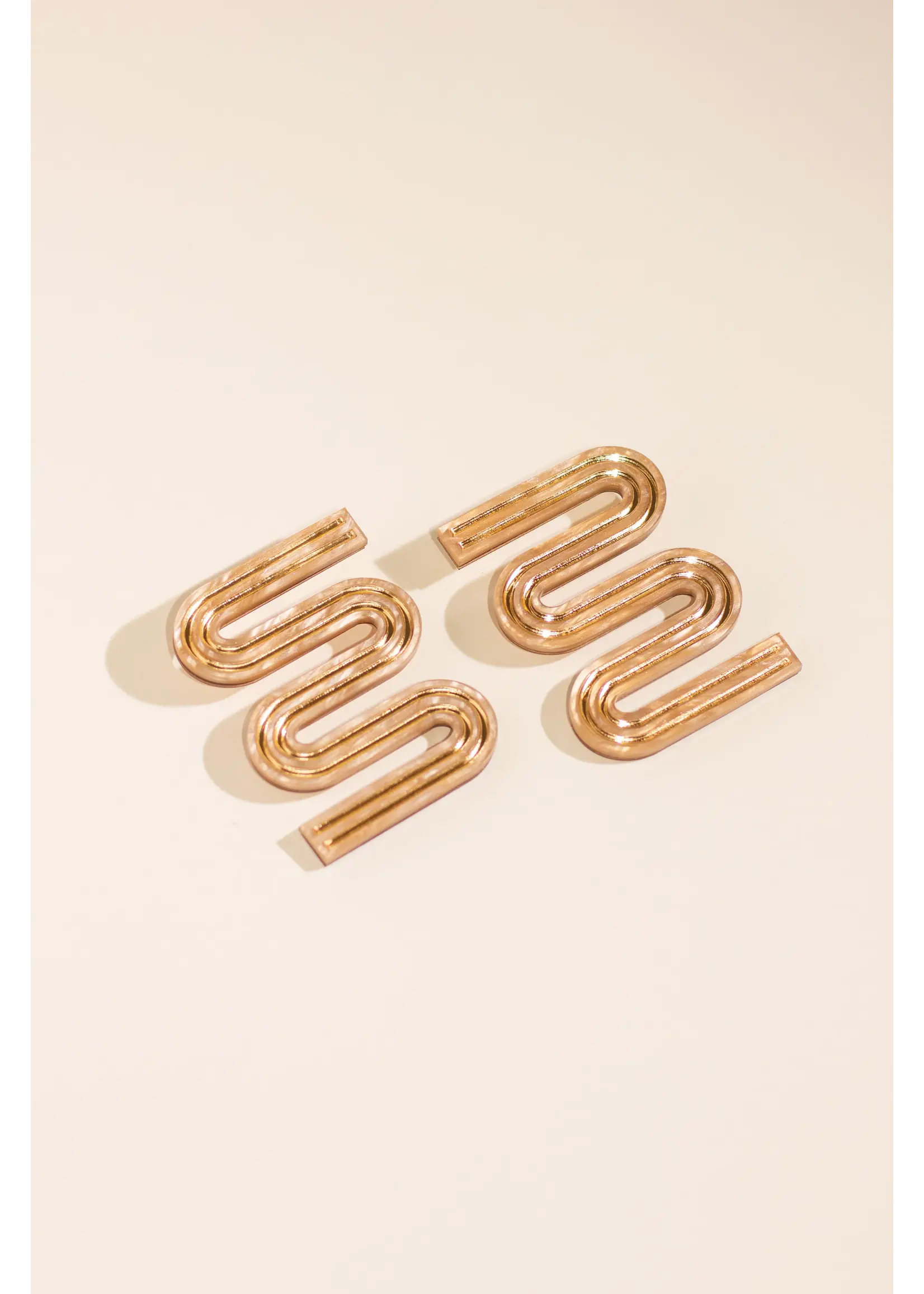 Large Squiggle Earrings