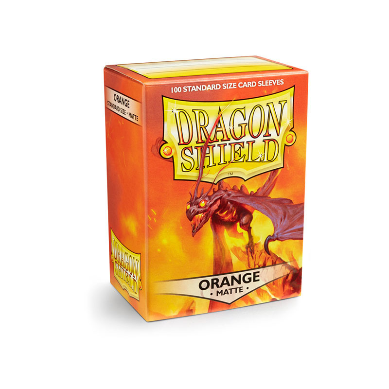 Dragon Shield: (100) Matte Orange - Greenfield Games