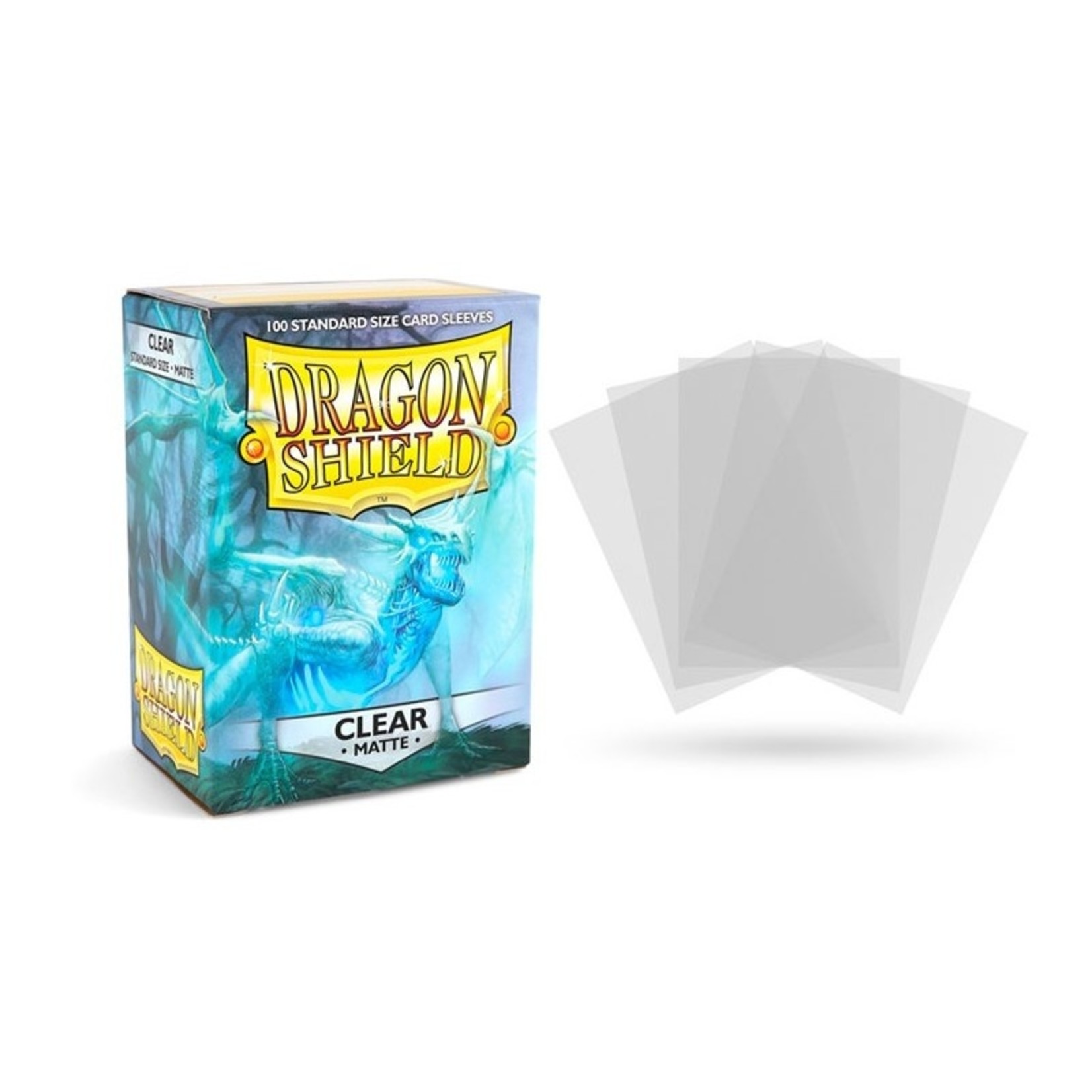 ARCANE TINMEN Dragon Shield: (100) Matte Clear