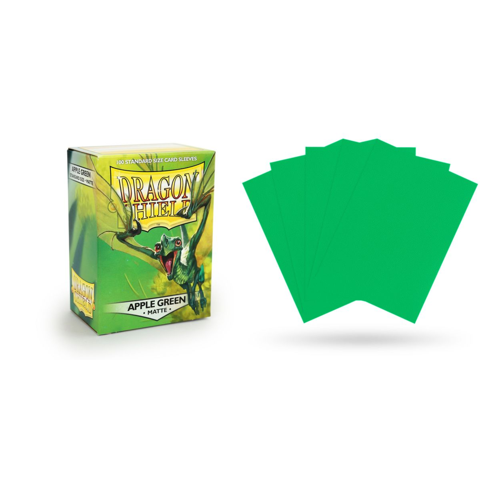 Dragon Shield Matte Apple Green Card Protector Sleeve 100ct MTG Pokemon Atm11018 for sale online 