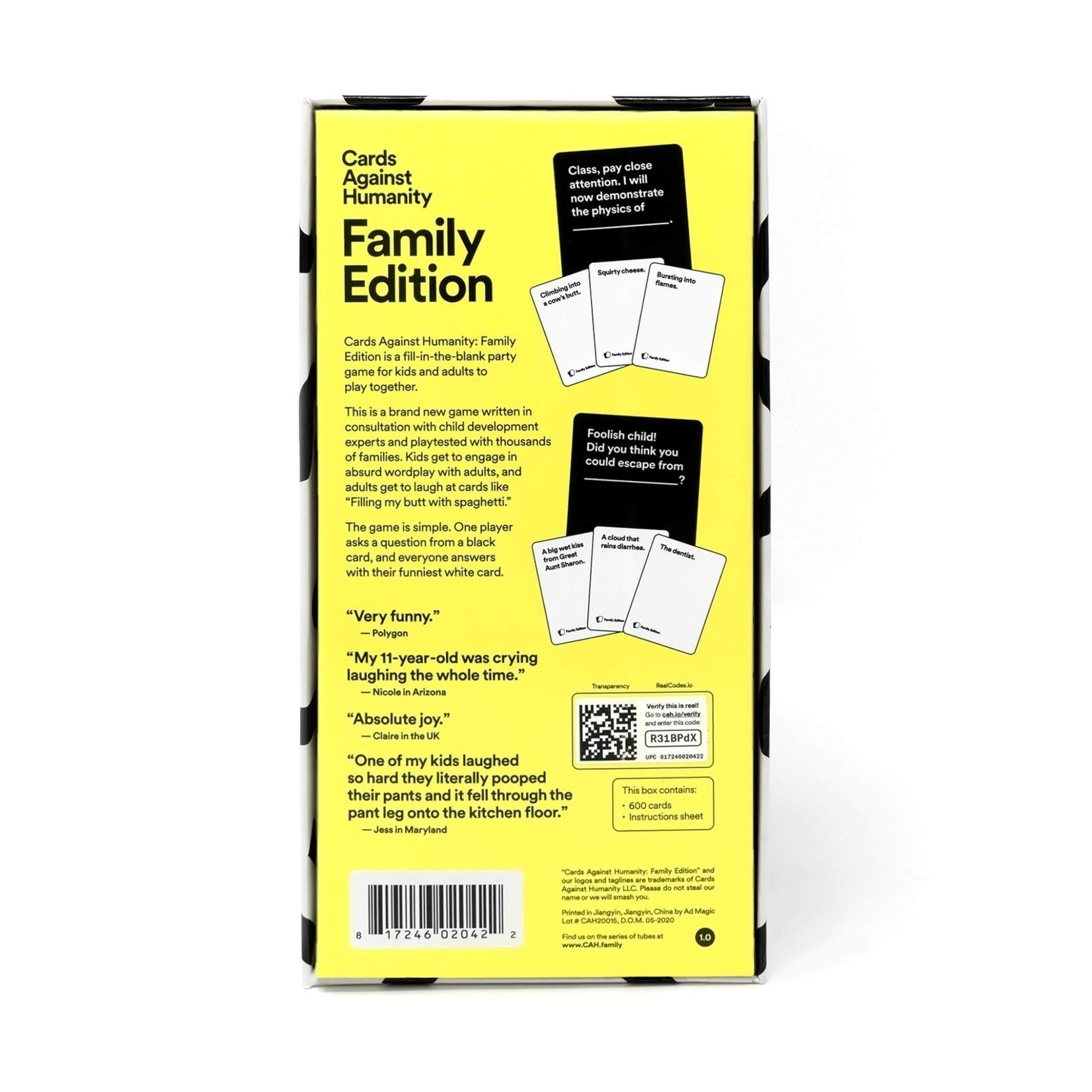 Cards Against Humanity LLC Cards Against Humanity Family Edition