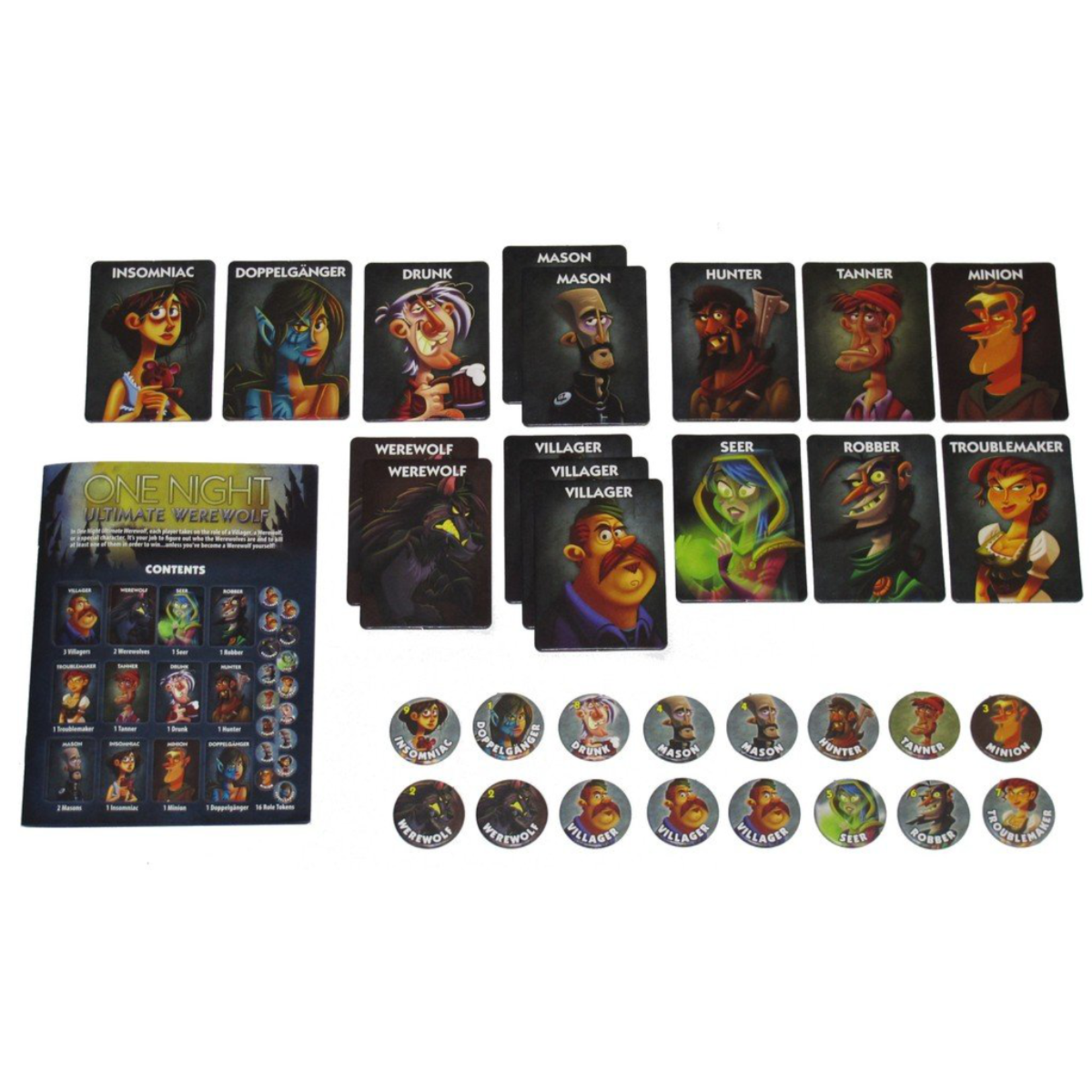One Night Ultimate Werewolf Board Game Expansion Bezier Games Sealed Toys Gift 