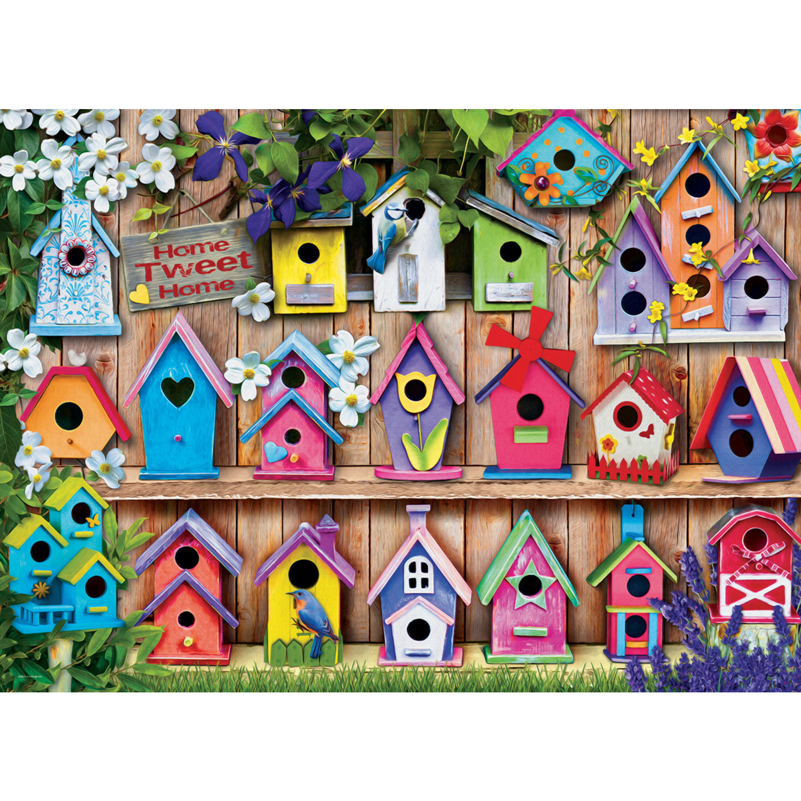 EuroGraphics Puzzles Home Tweet Home Bird Houses 1000pc