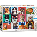 EuroGraphics Puzzles Funny Cats 1000pc