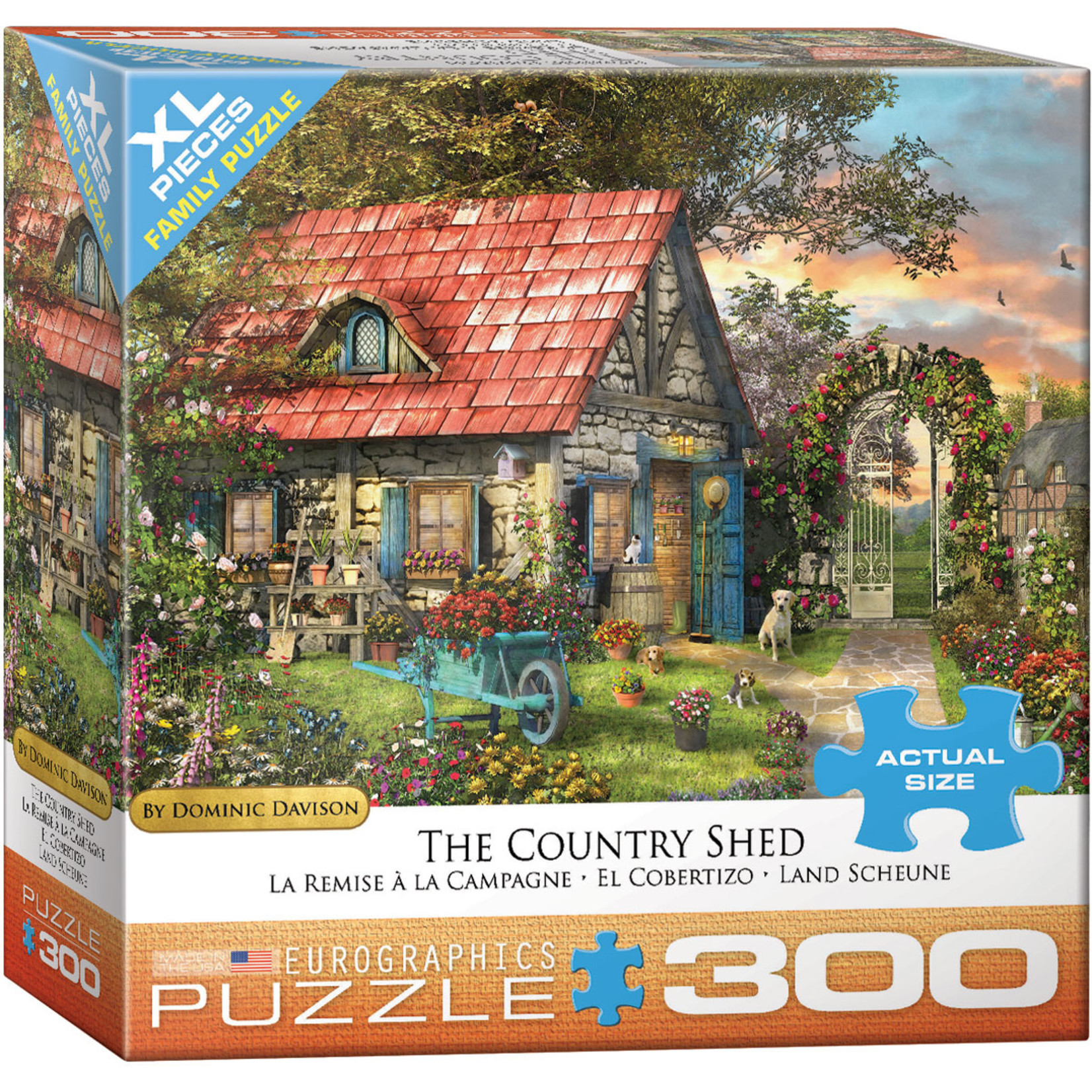EuroGraphics Puzzles The Country Shed - Davidson 300pc