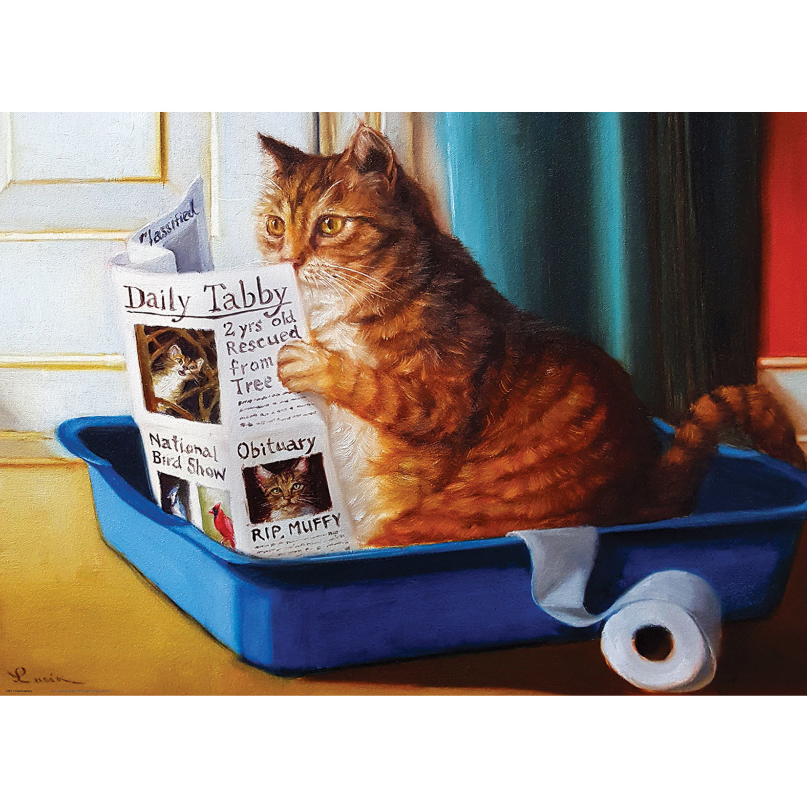 EuroGraphics Puzzles Kitty Throne 500pc