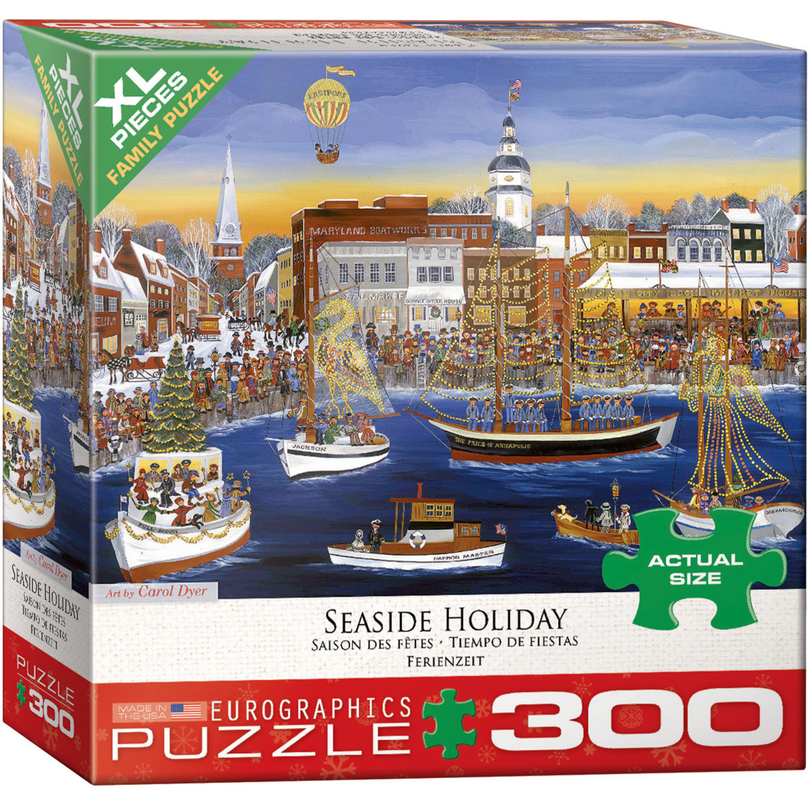 EuroGraphics Puzzles Seaside Holiday - C. Dyer (300pc)