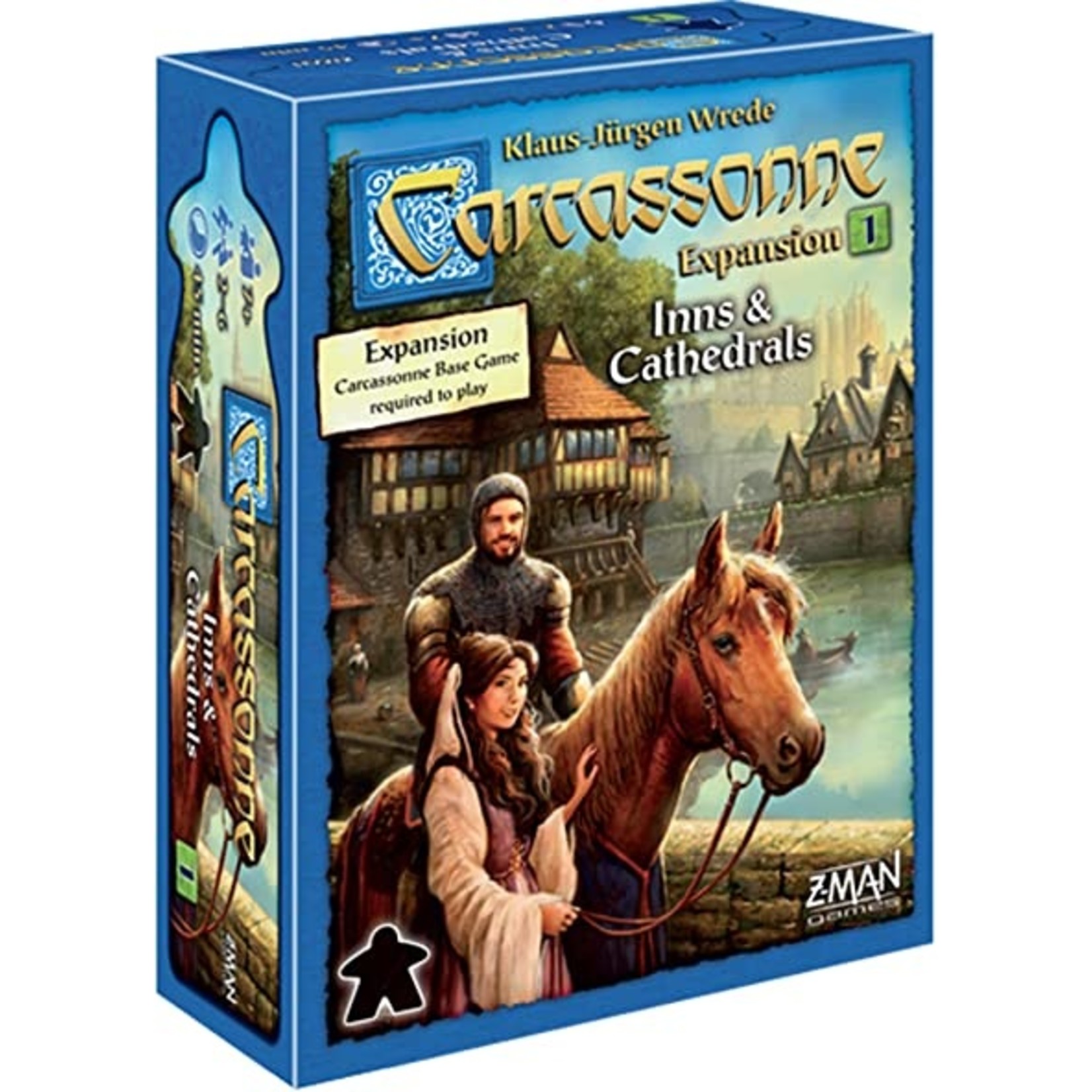 Z-Man Games Carcassonne Exp 01: Inns & Cathedrals