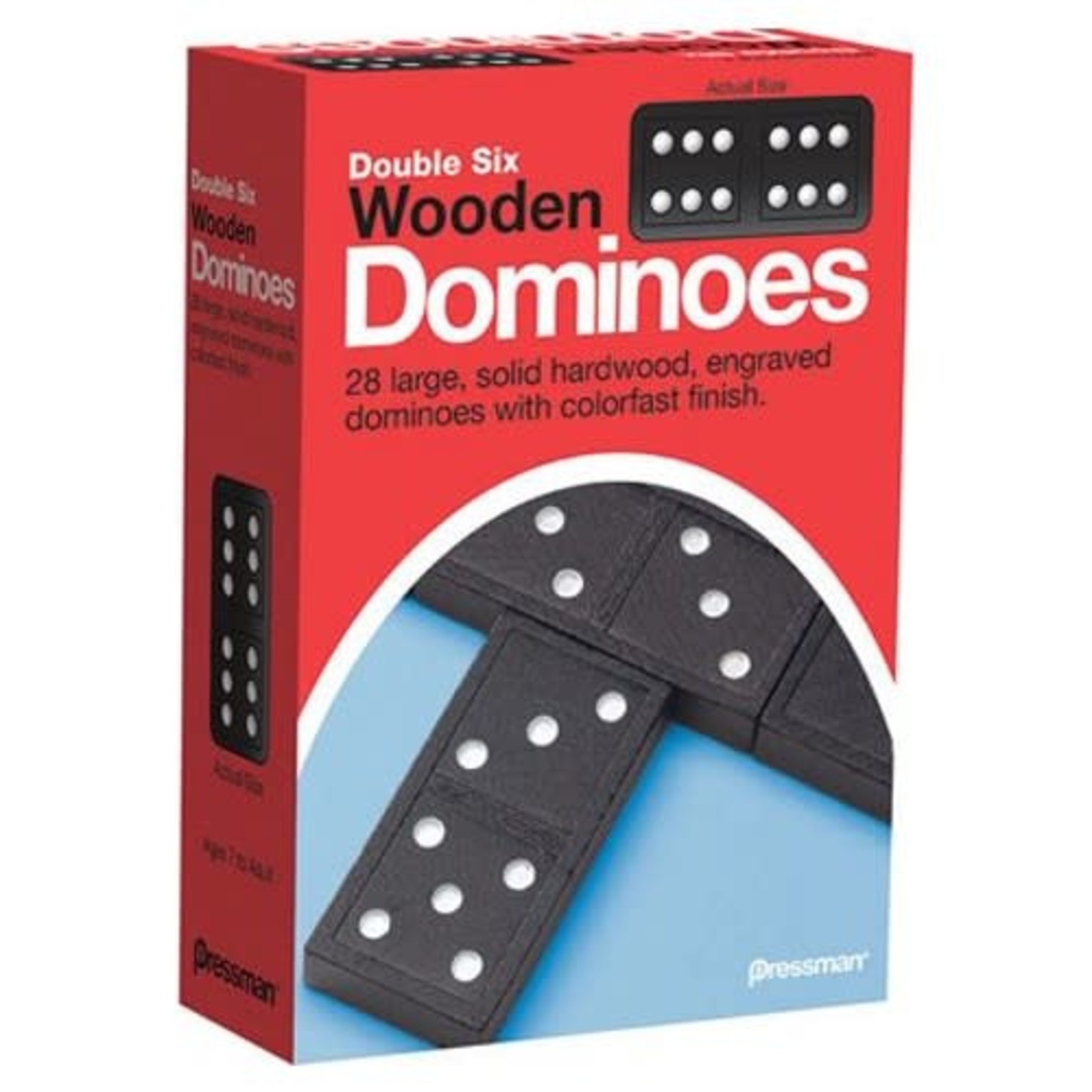 Jax Games Dominoes: Double Six Wooden Dominoes