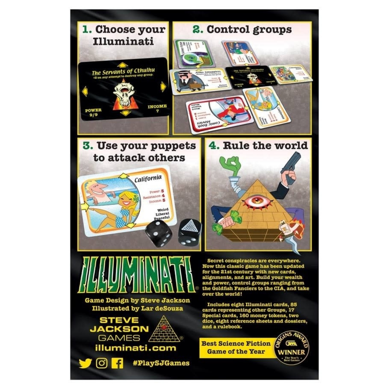 PRESALE Alternative Truths expansion board game steve jackson New Illuminati 