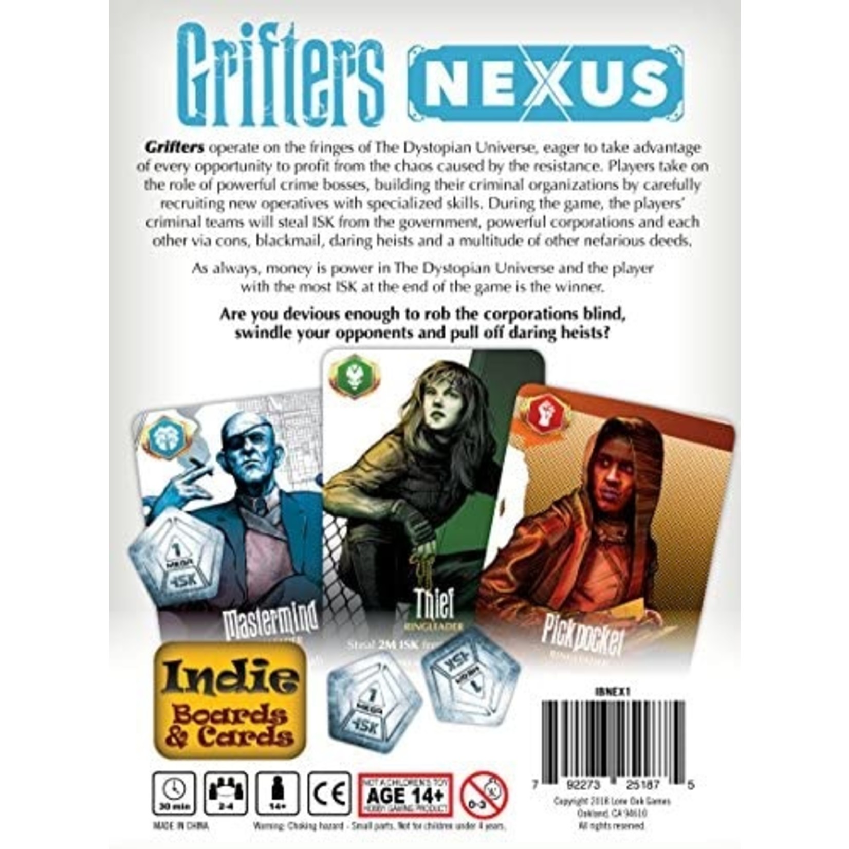 Indie Boards & Cards Grifters Nexus