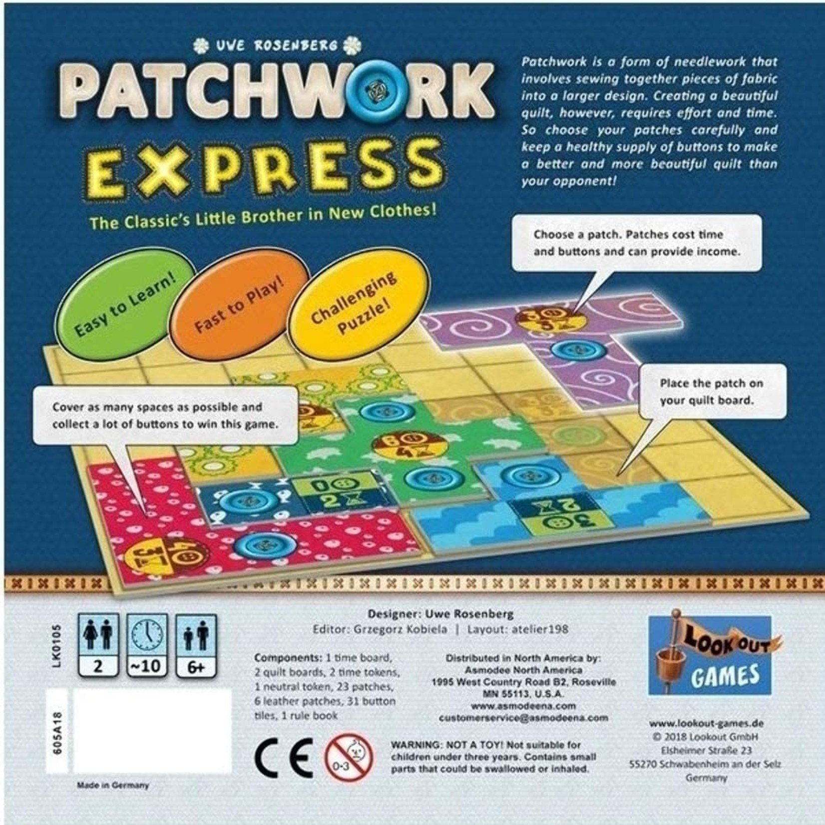 Lookout Games Patchwork: Express