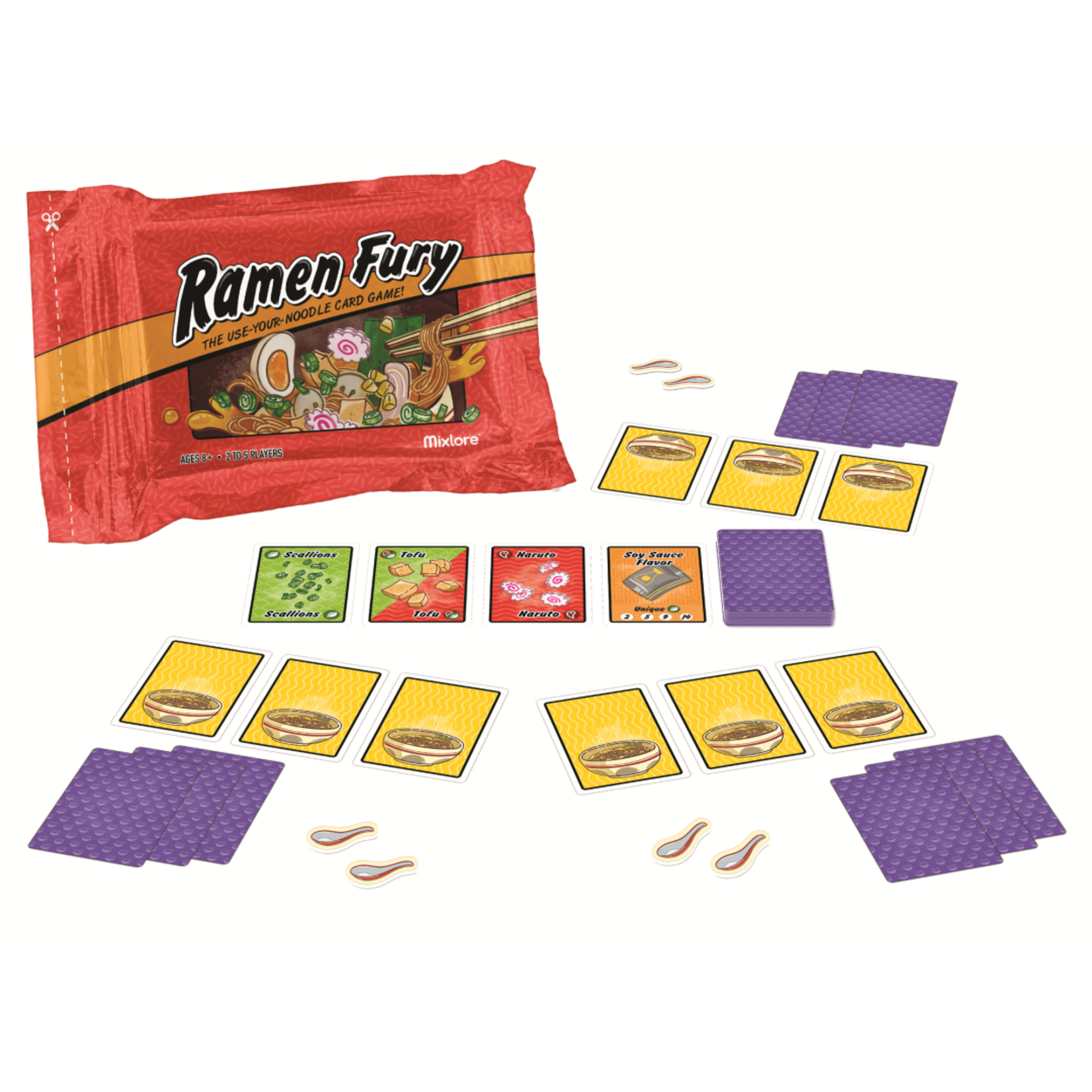 NEW Ramen Fury Noodle Card Game By Mixlore 