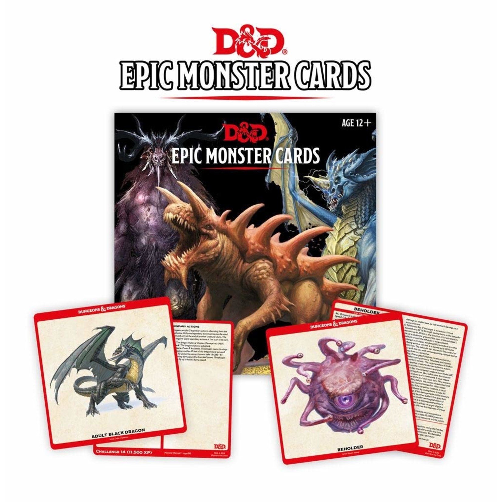 Gale Force 9 D&D 5th Ed Epic Monster Cards (77 oversized cards)
