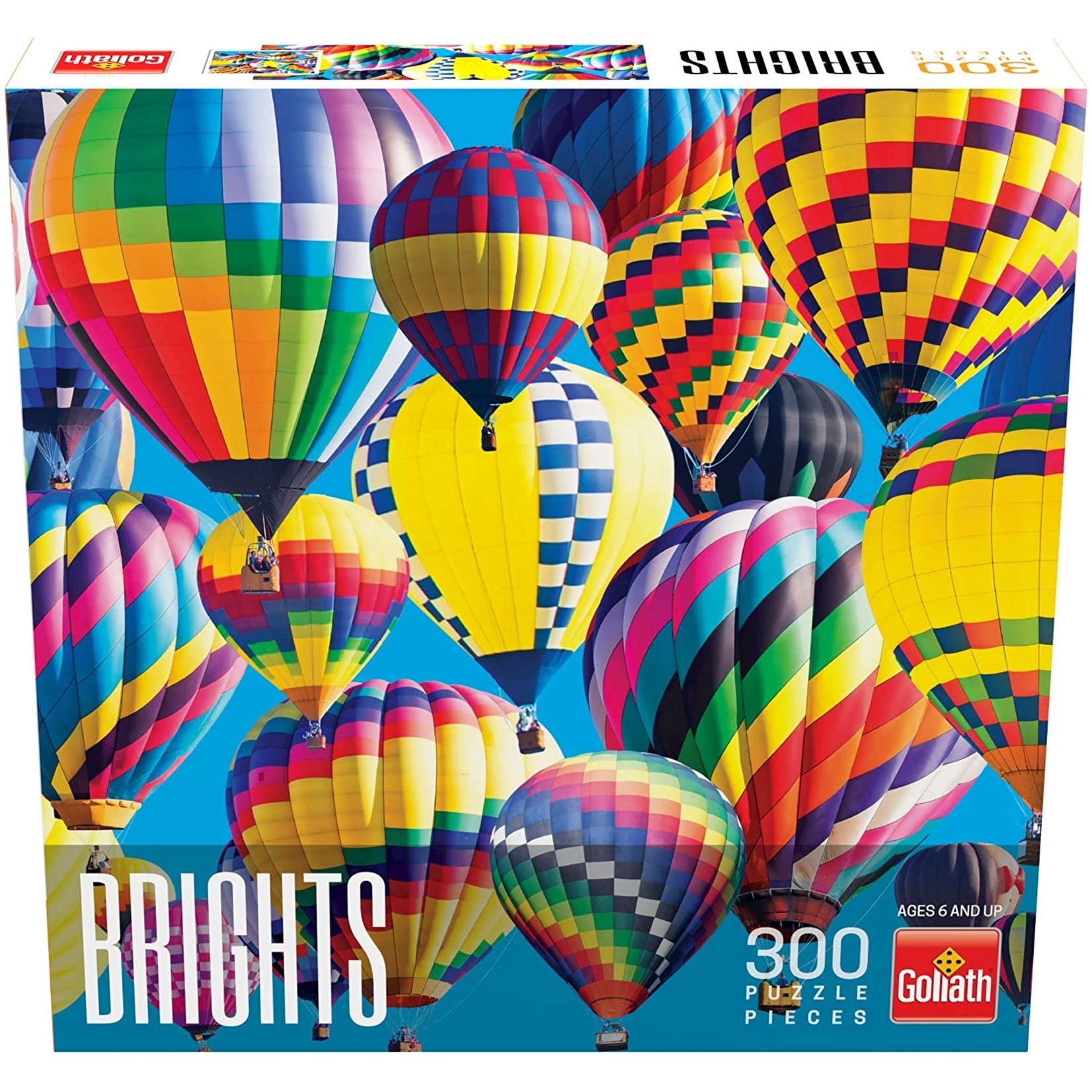 Pressman Toy Corporation Bright Puzzle Assortment: Hot Air Baloons 300pc