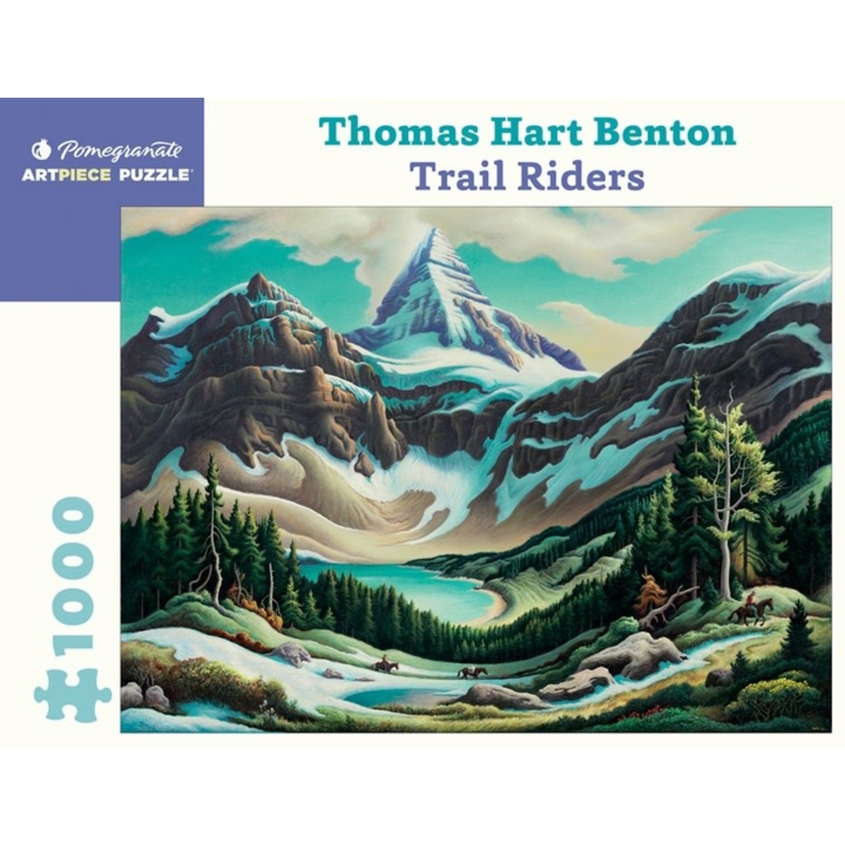 Thomas Hart Benton: Trail Riders 1000pc