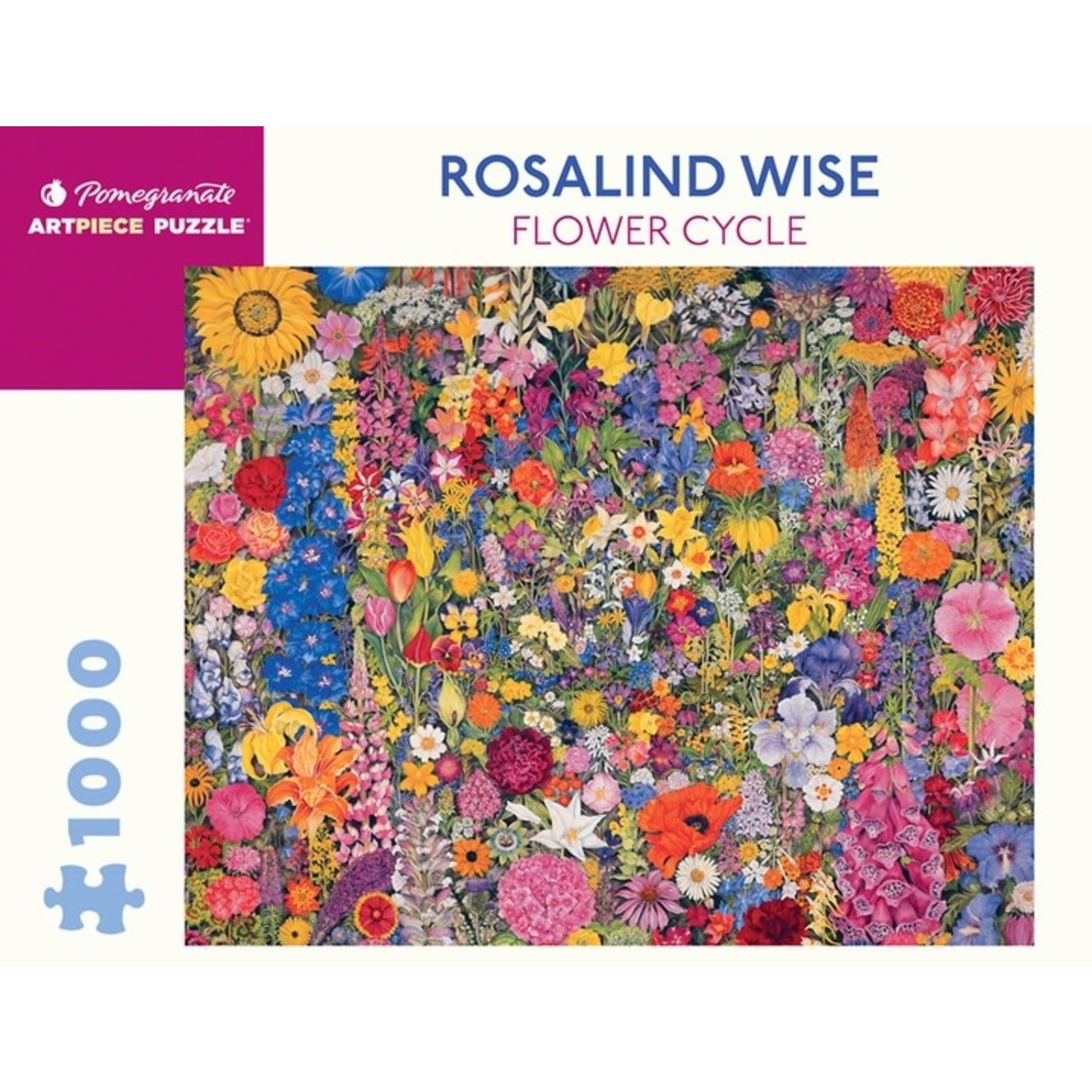 Rosalind Wise: Flower Cycle 1000pc