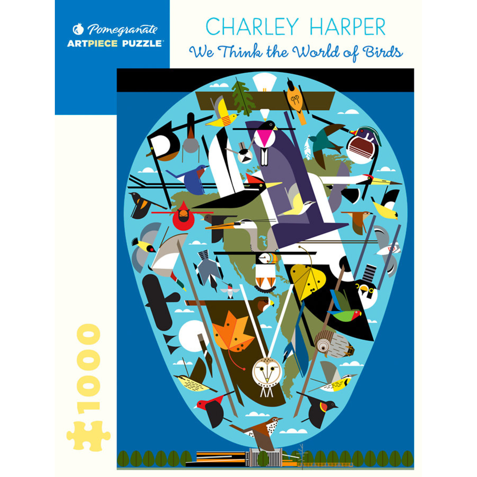 Charley Harper: The World of Birds 1000pc