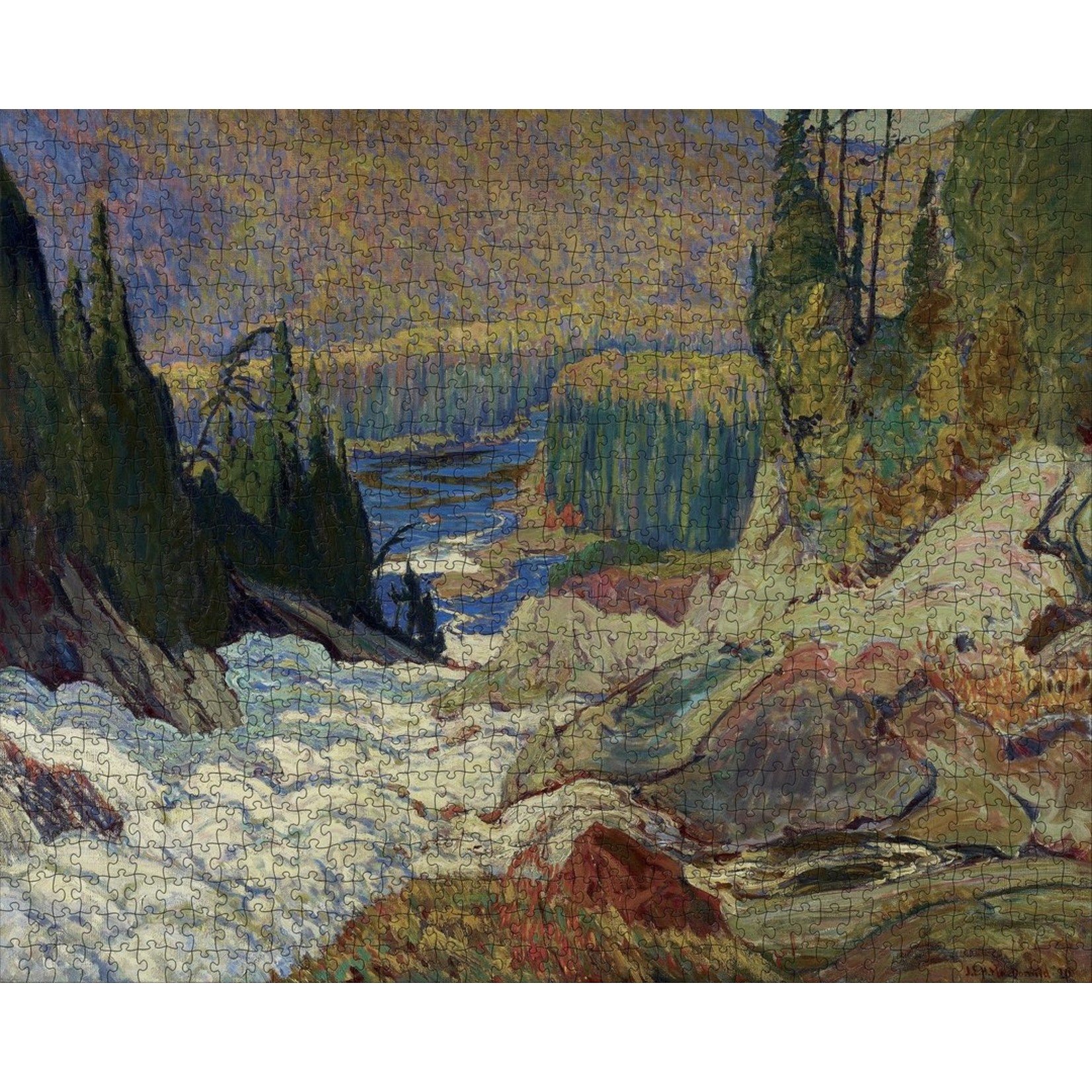 J.E.H. MacDonald: Falls, Montreal River 1000pc