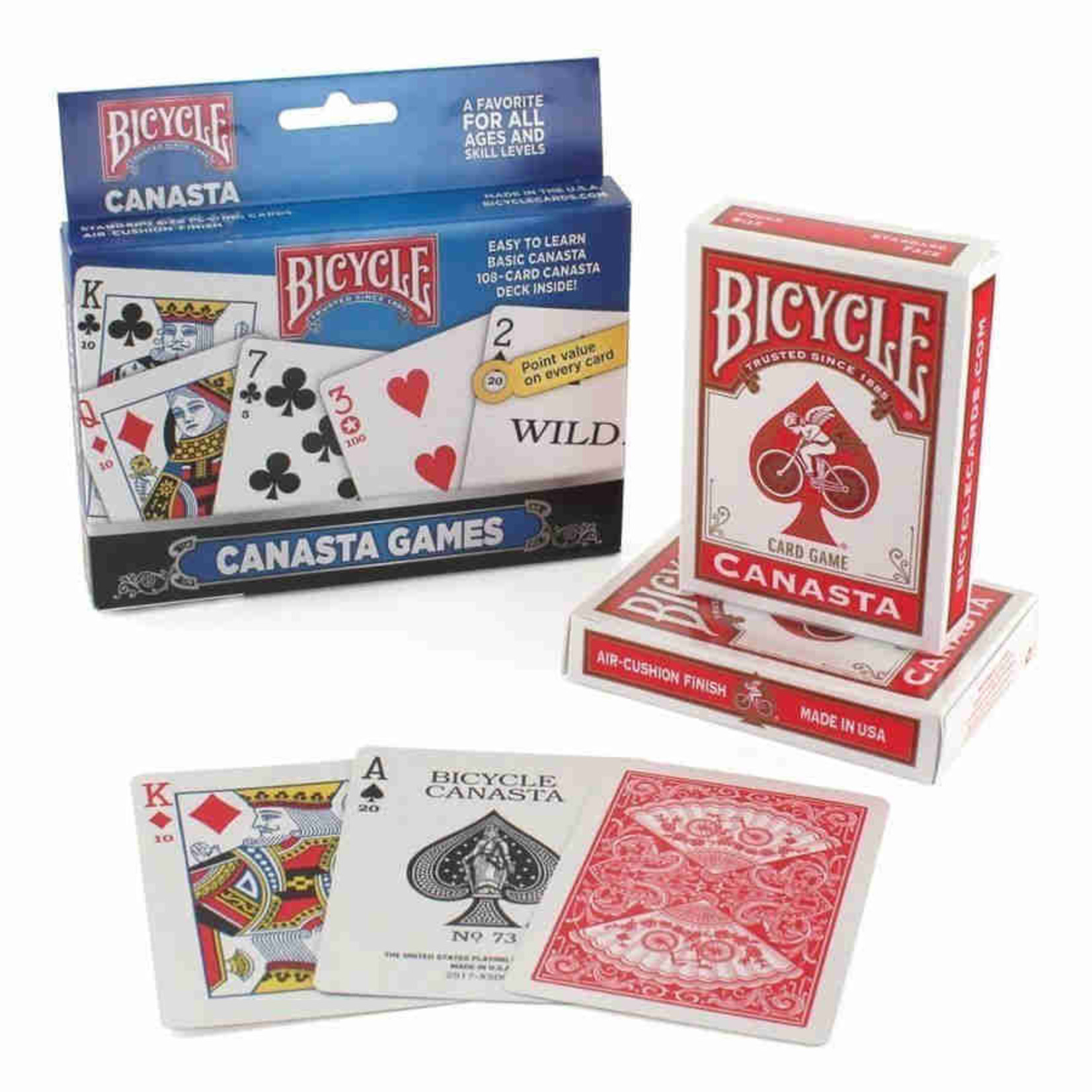Bicycle Bicycle Playing Cards Games: Canasta