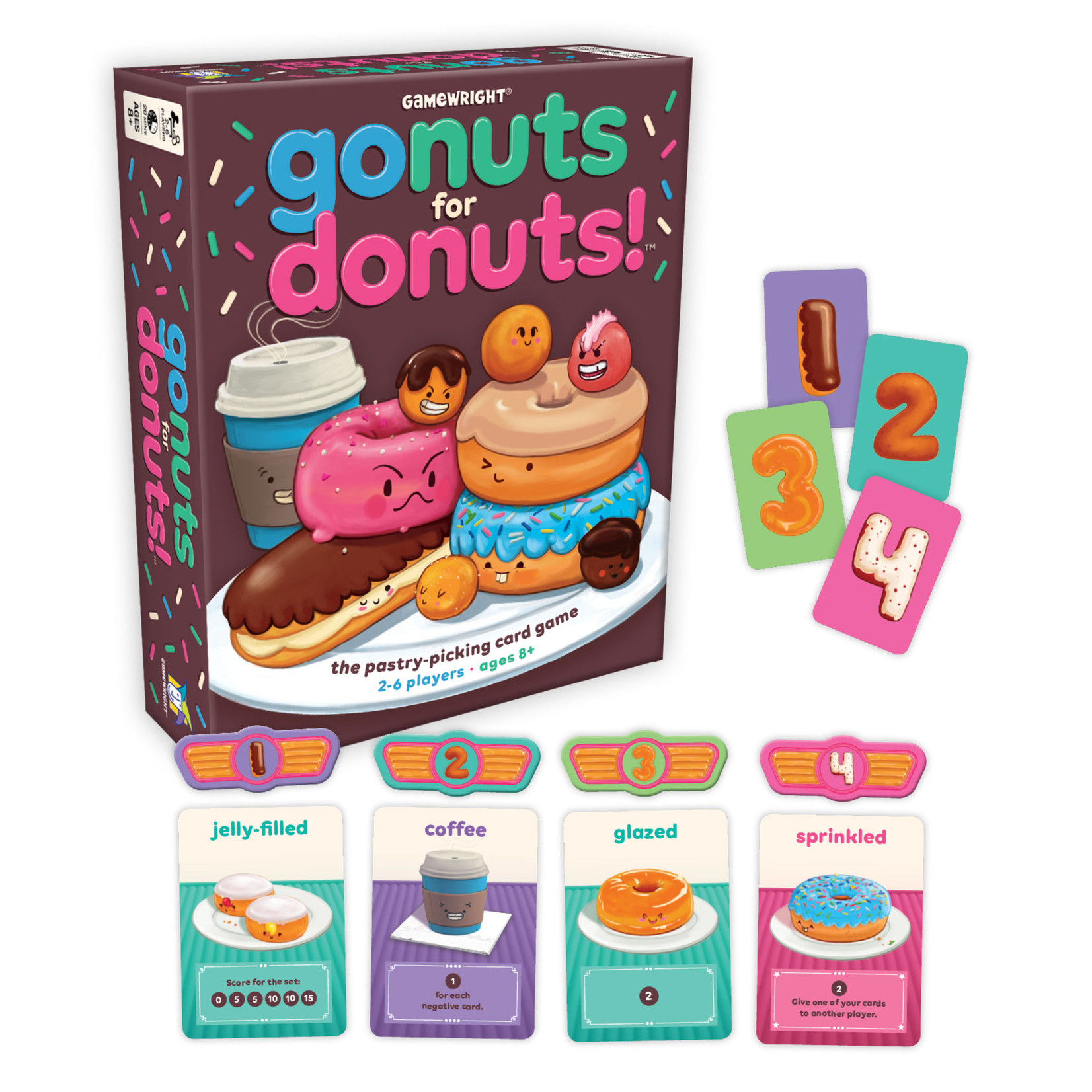 Gamewright Games Go Nuts for Donuts