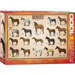 EuroGraphics Puzzles Horses 1000 Piece