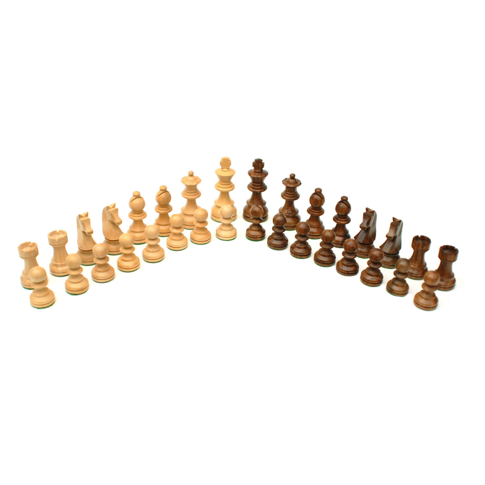 Wood Expressions French Staunton Chess & Checkers Set 15 in.