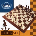12" Wood Chess Set, solid walnut