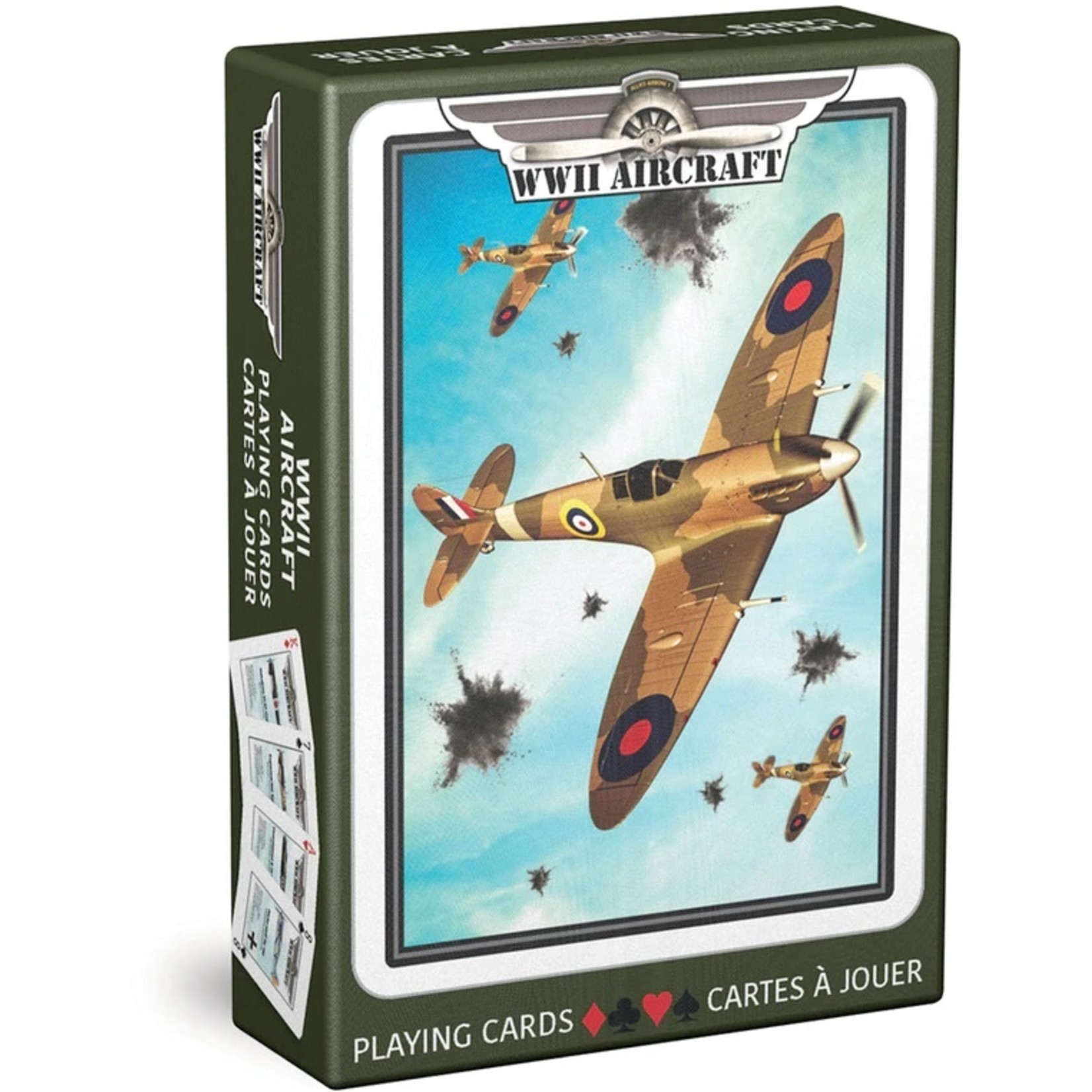 EuroGraphics Puzzles WWII Aircraft Pack playing cards